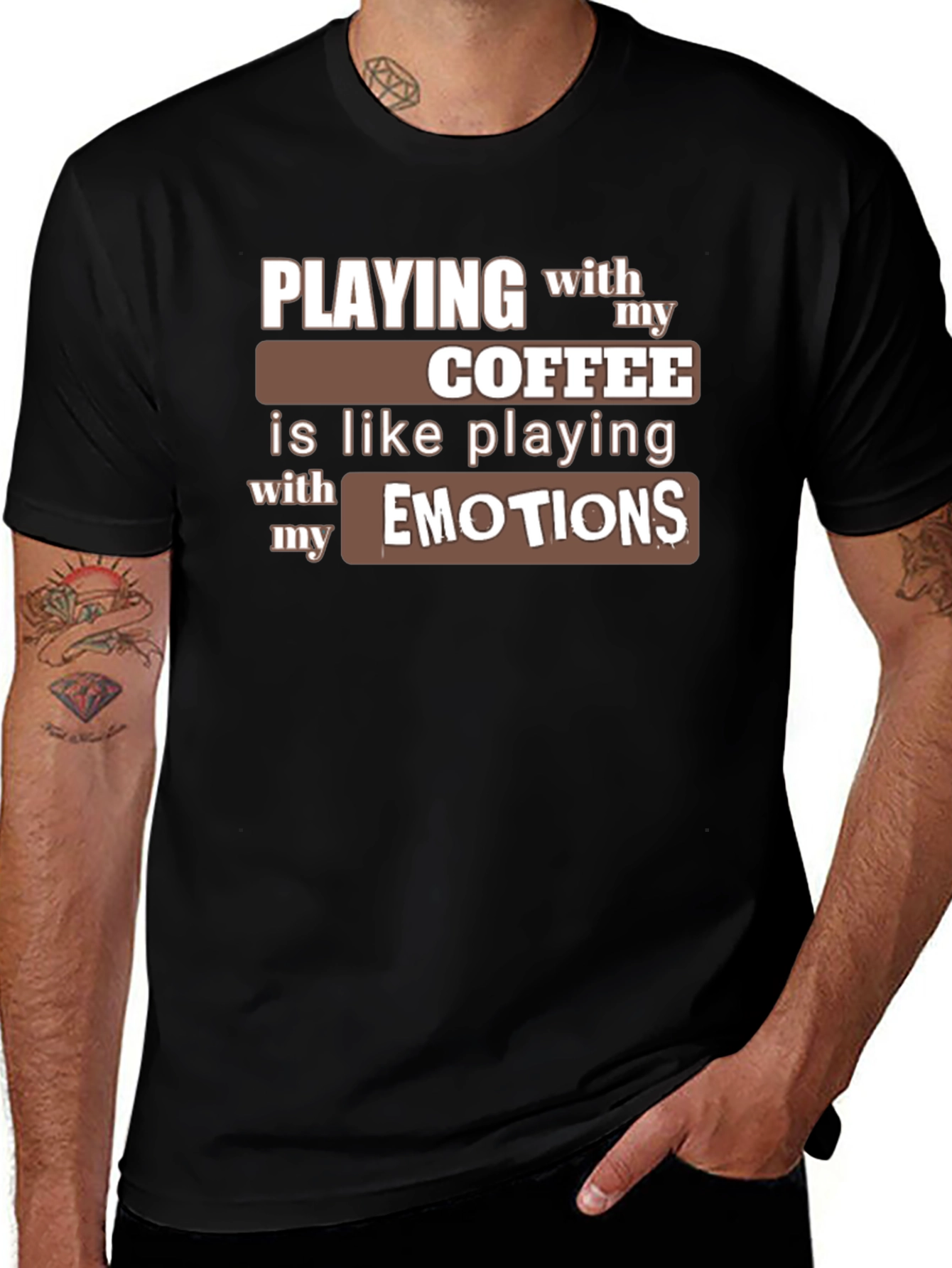 Variant 6 of Coffee and Emotions Graphic T-Shirt