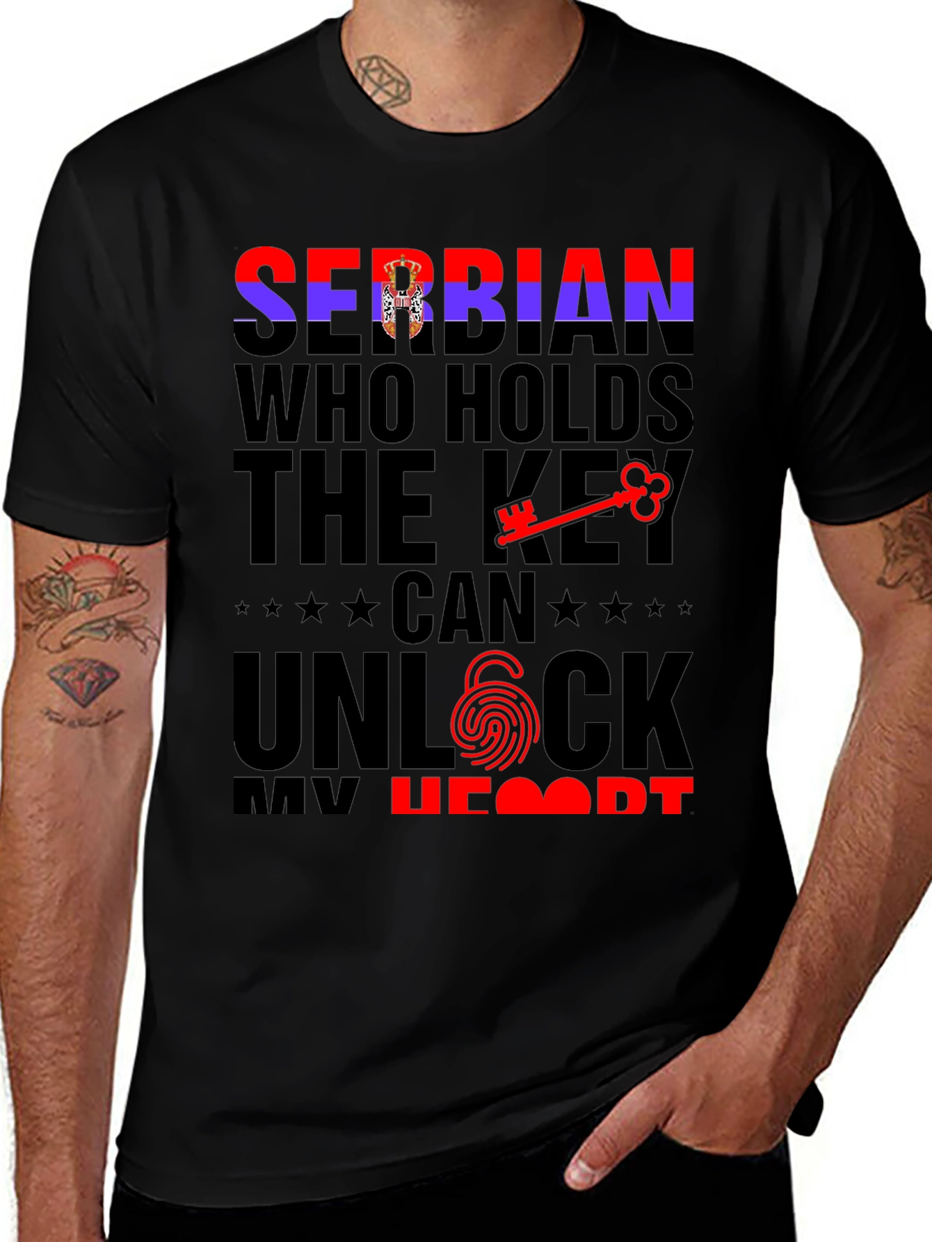 Serbian Key to My Heart T-Shirt