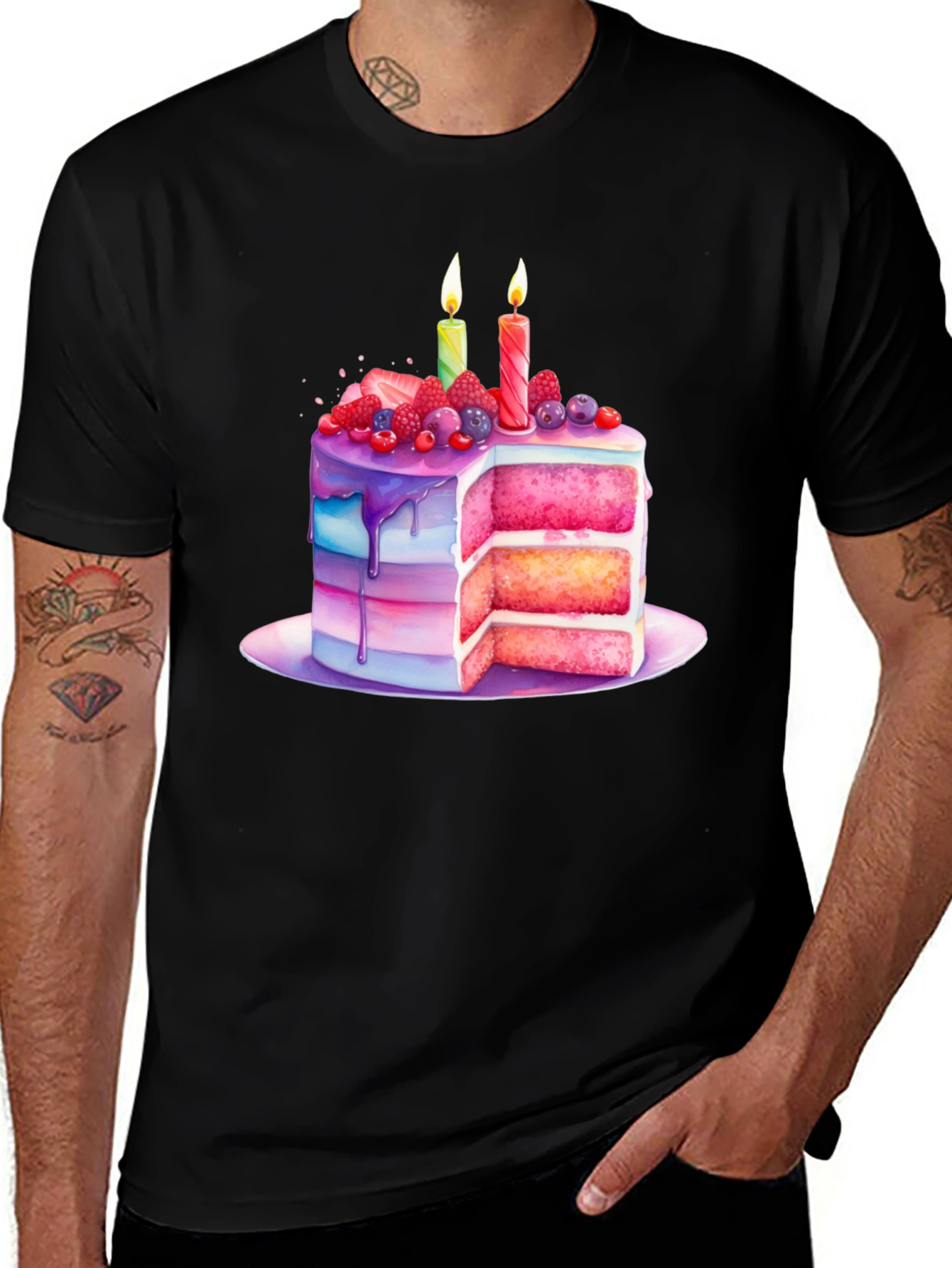 Variant 21 of Birthday Cake T-Shirt