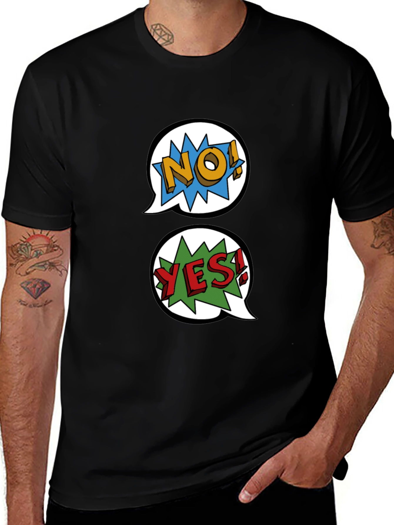 Variant 3 of Yes/No Graphic Tee