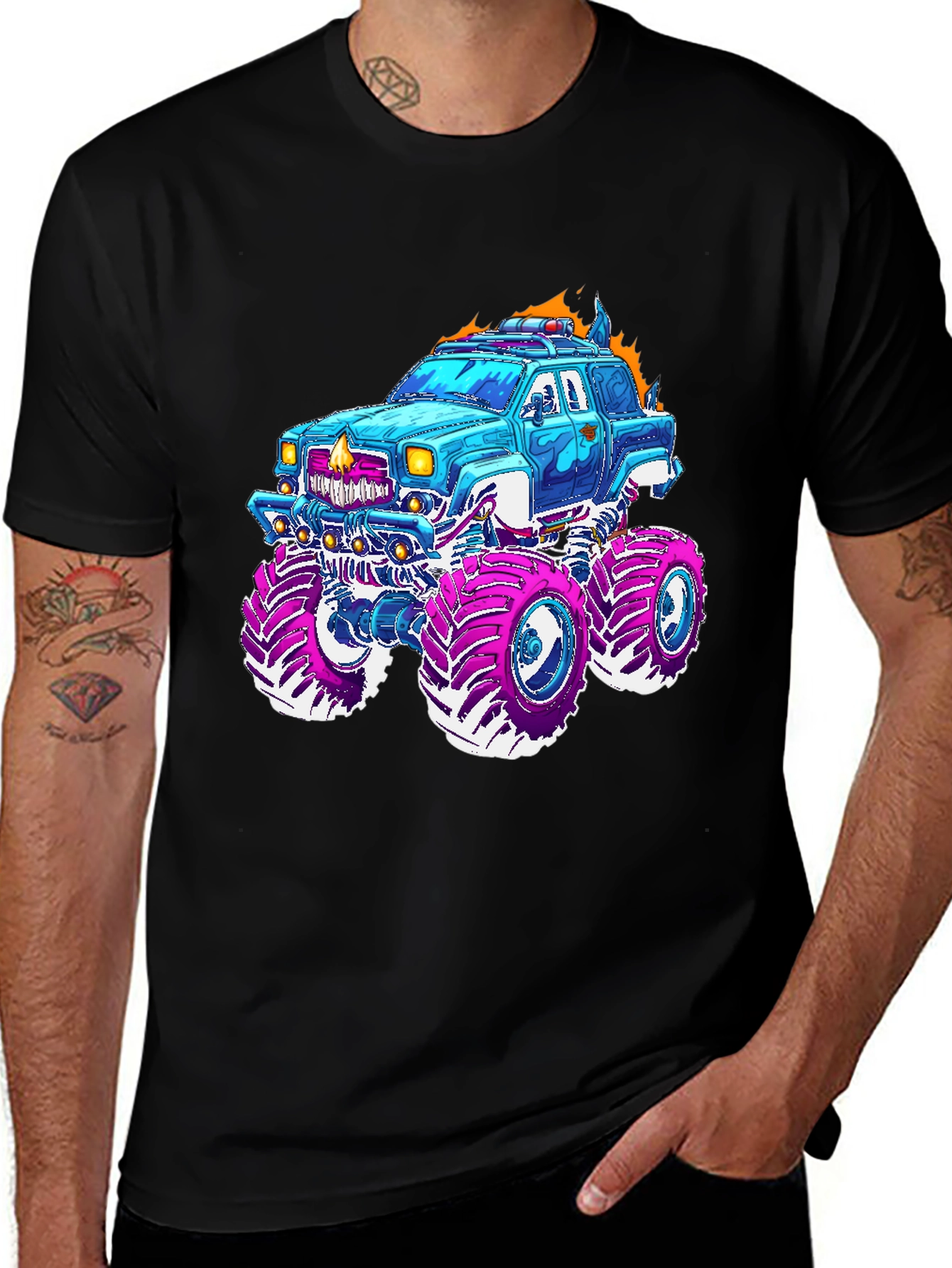 Variant 3 of Monster Truck Graphic Tee - Cool Design!