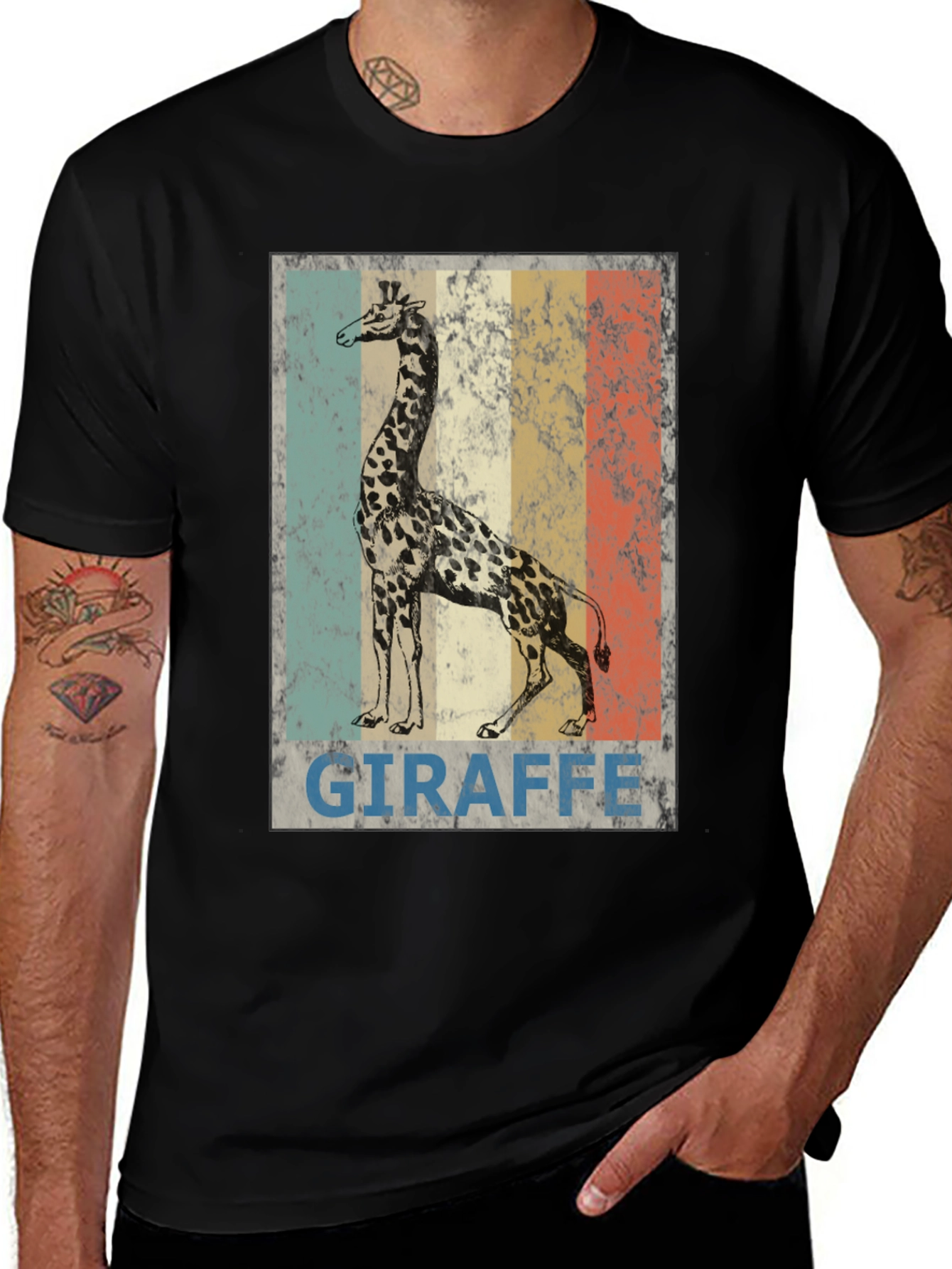 Variant 17 of Vintage Giraffe Graphic T-Shirt