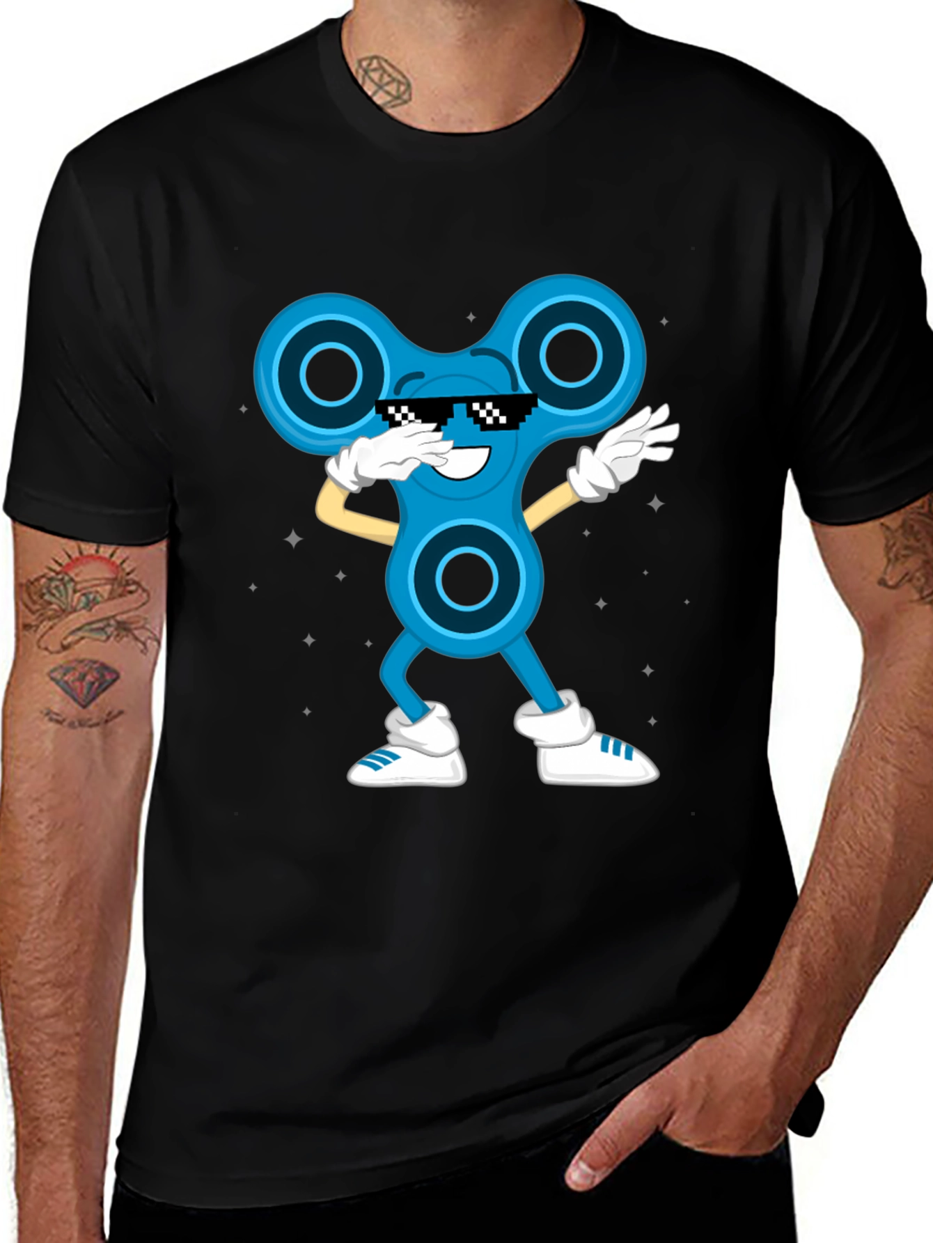 Funny Fidget Spinner Dab T-Shirt