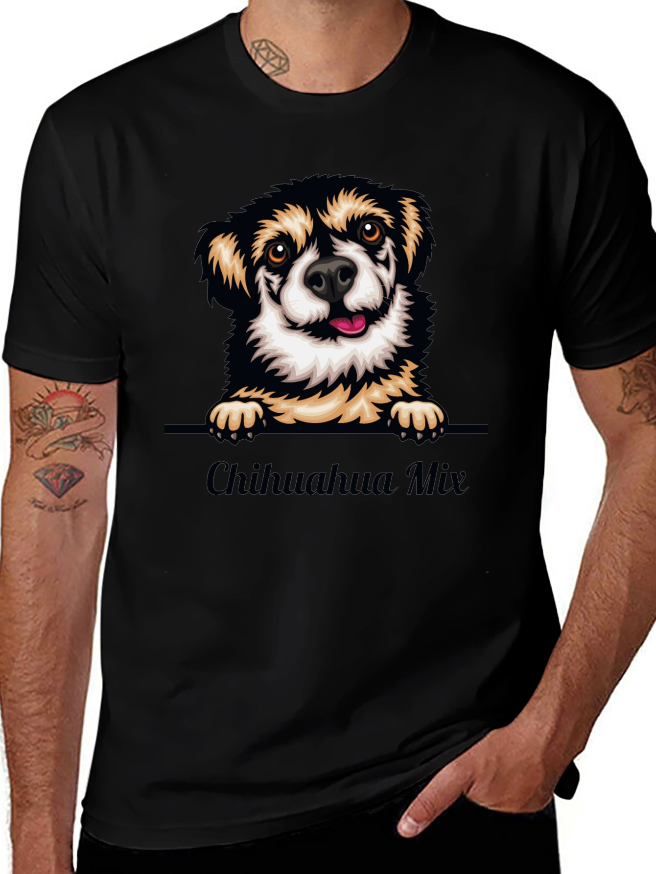 Variant 25 of Chihuahua Mix Dog Graphic Tee