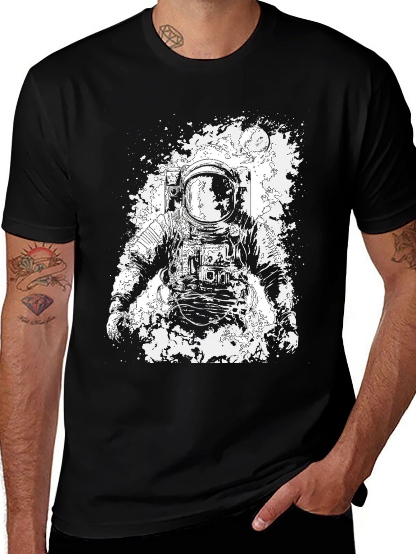 Variant 10 of Astronaut Graphic T-Shirt - Space Explorer Tee
