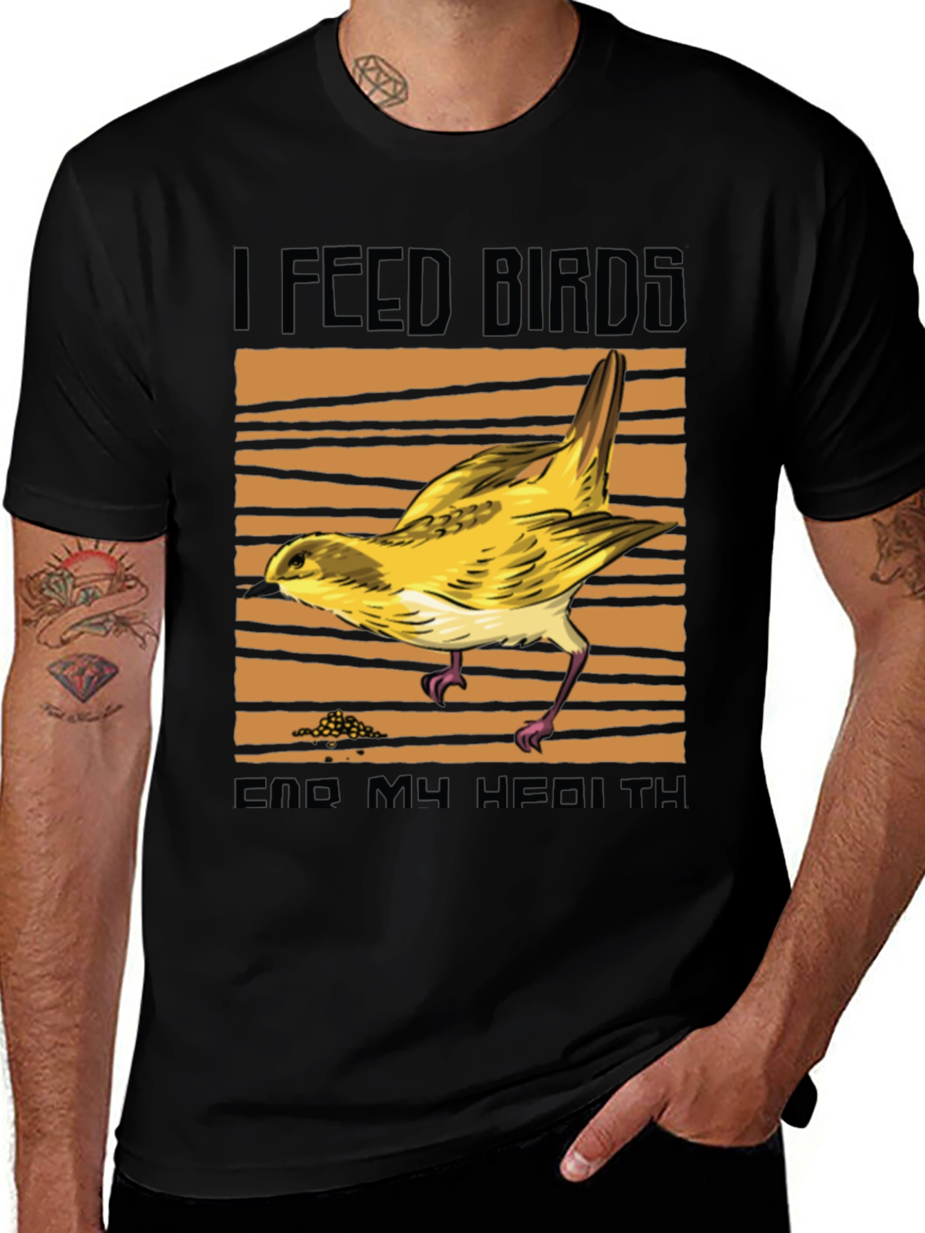 Variant 12 of I Feed Birds End My Health T-Shirt