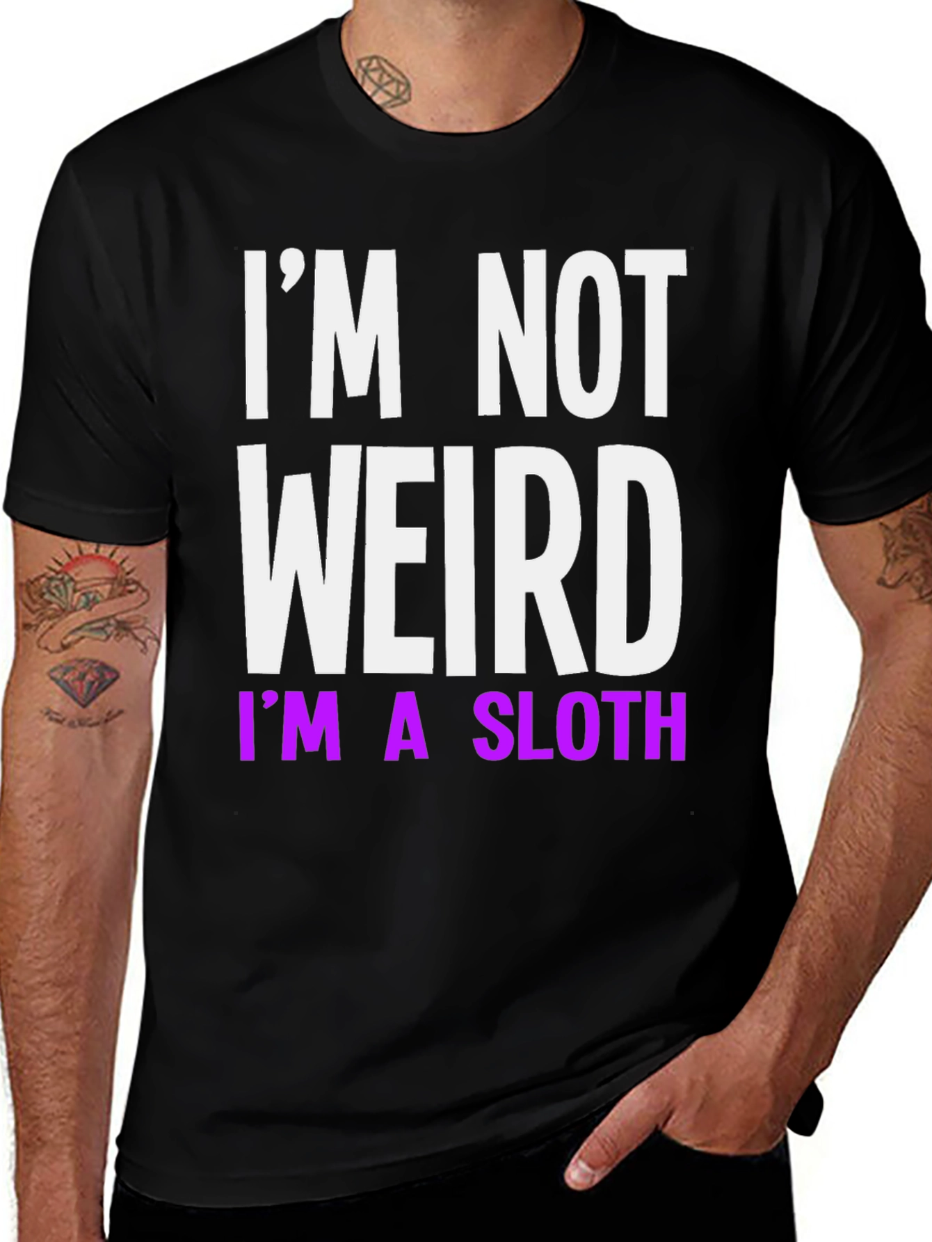 Variant 8 of I'm Not Weird, I'm a Sloth T-Shirt