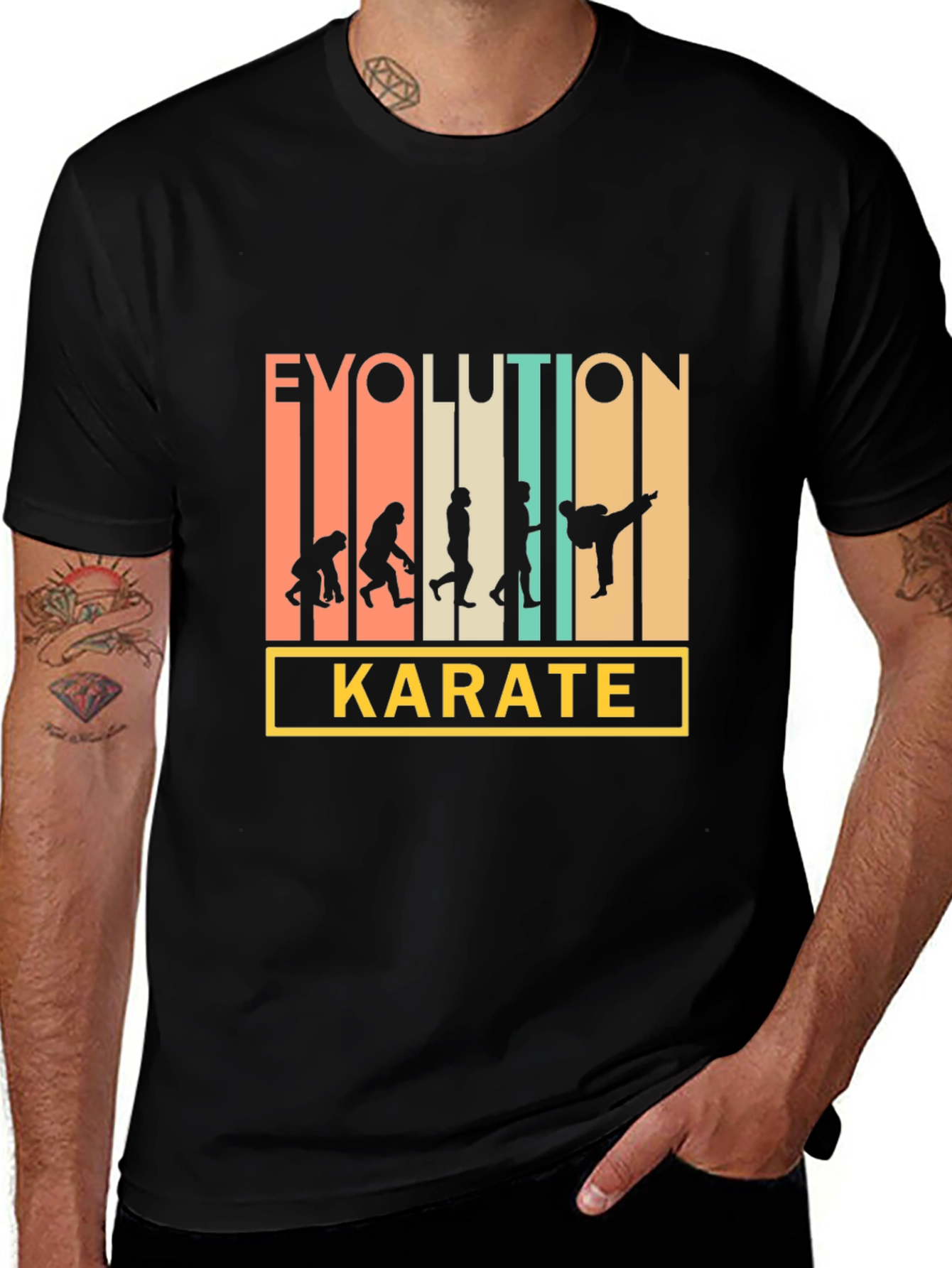 Variant 20 of Karate Evolution T-Shirt - Martial Arts Tee