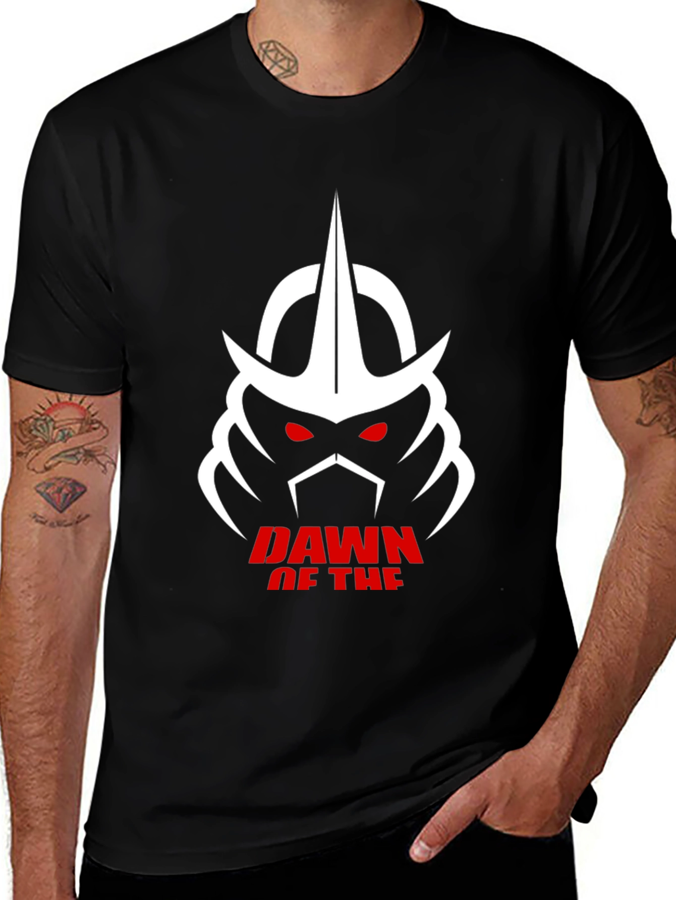 Variant 19 of Dawn of The Shredder Graphic T-Shirt - Black Cotton Tee