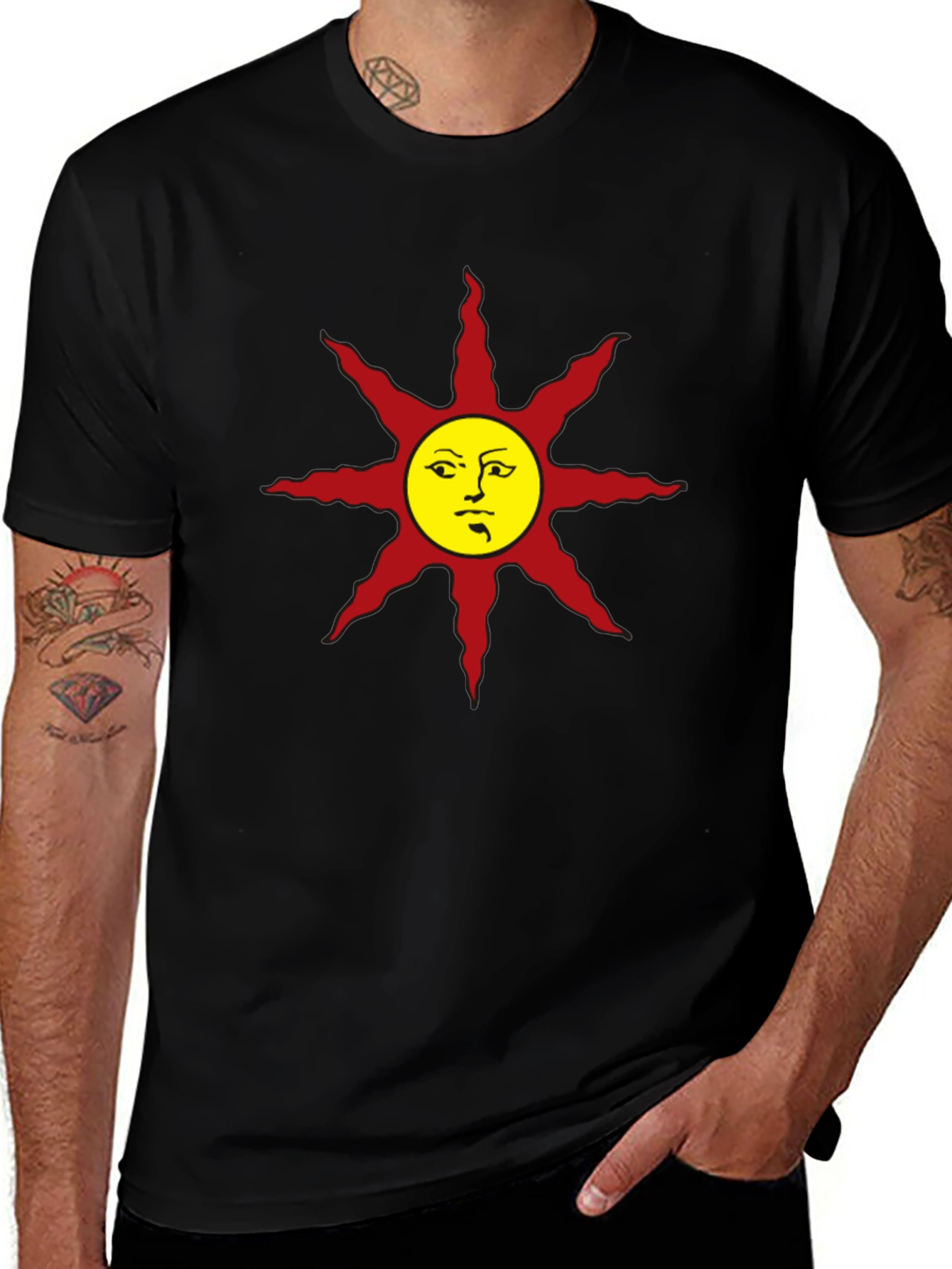 Variant 30 of Praise the Sun T-Shirt - Dark Souls Inspired Graphic Tee