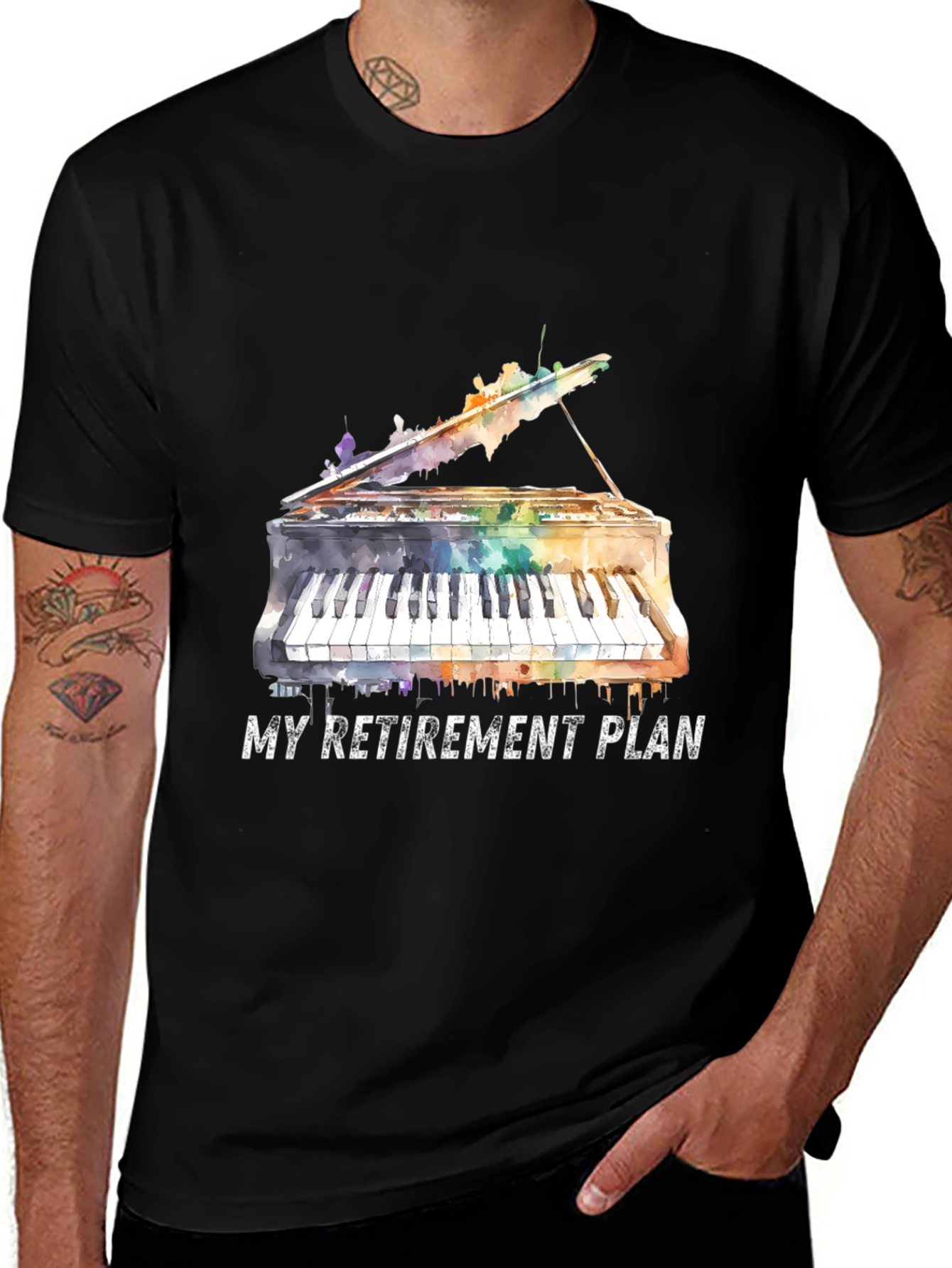Variant 11 of My Retirement Plan Piano T-Shirt