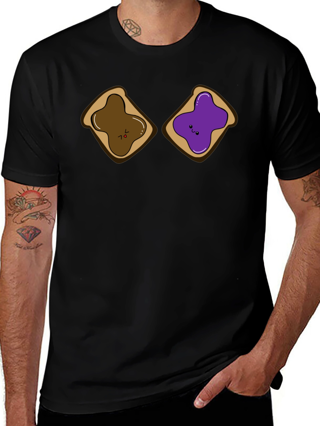 Variant 21 of PB&J Sandwich Funny Graphic T-Shirt