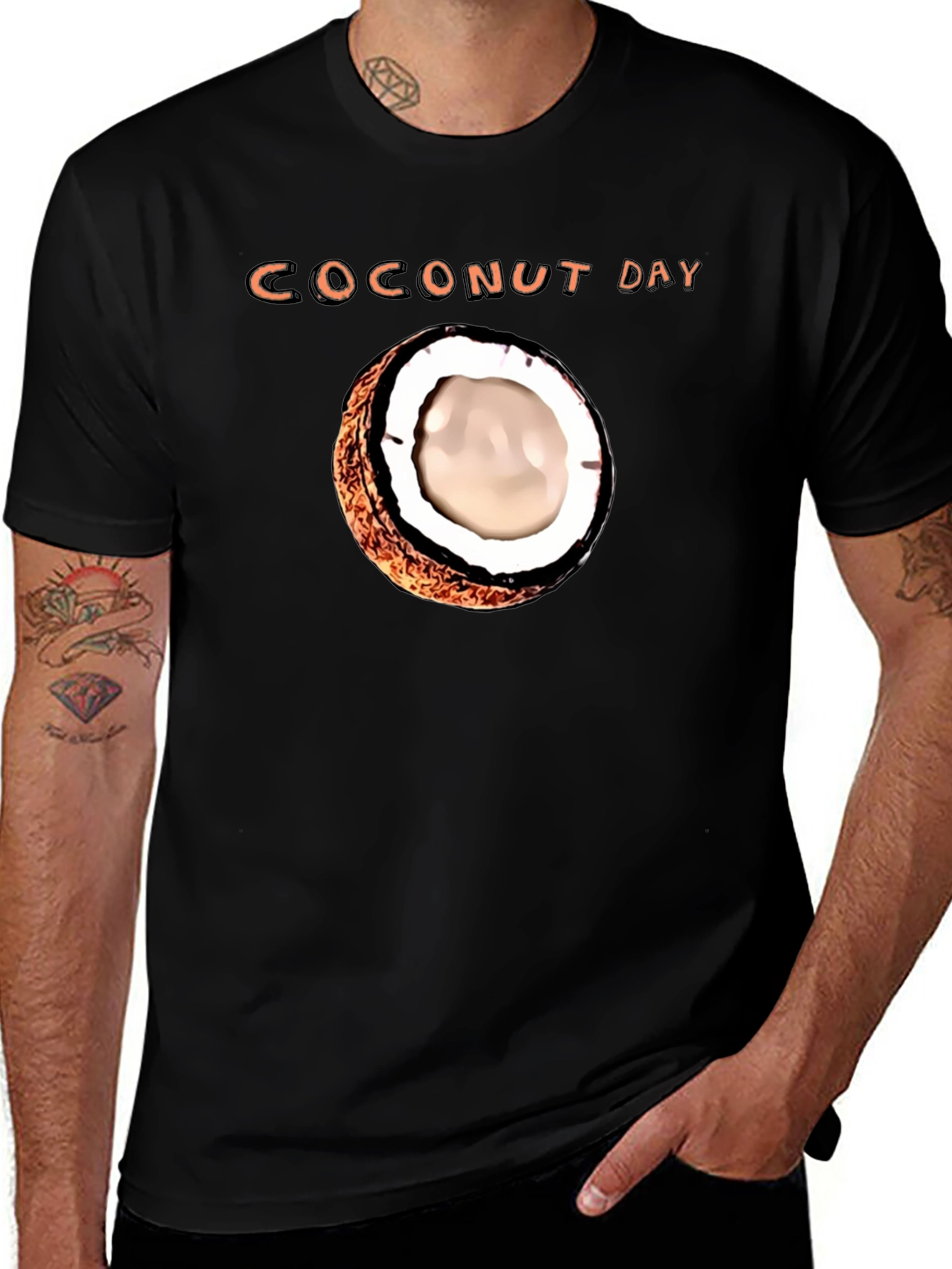 Coconut Day Tee - Tropical Celebration Shirt