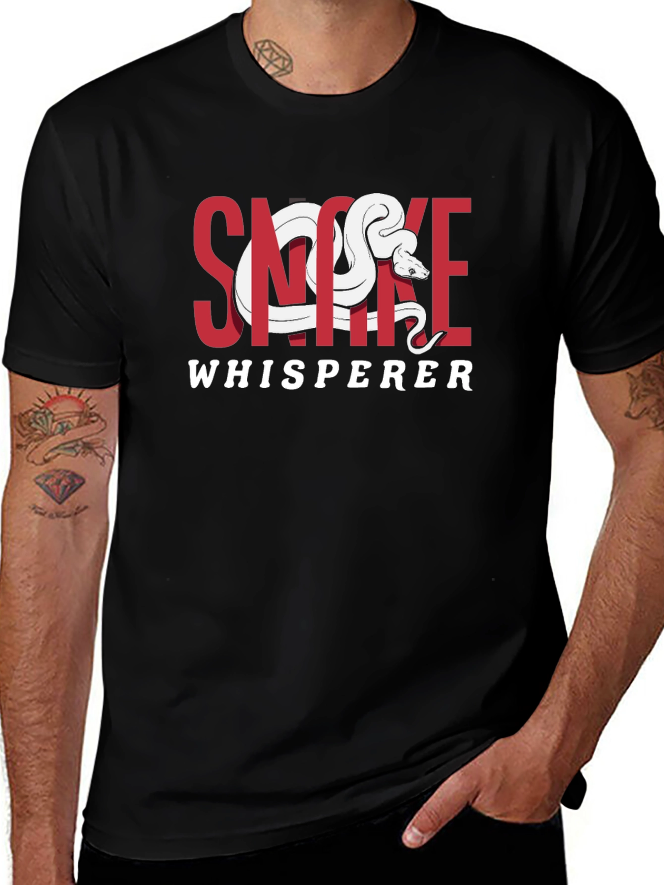 Variant 2 of Snake Whisperer Graphic T-Shirt