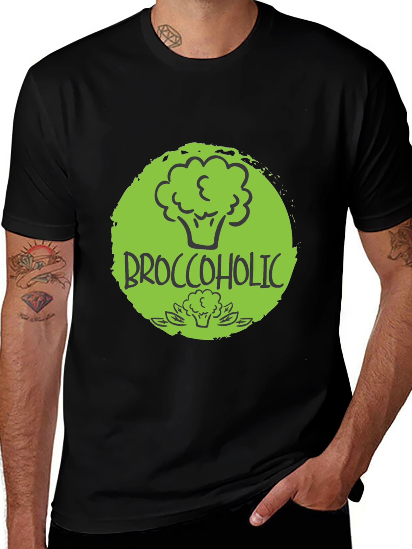 Broccoholic Graphic T-Shirt - Unisex