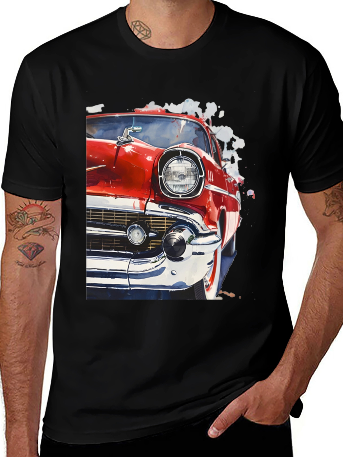 Variant 12 of Classic Car Graphic T-Shirt