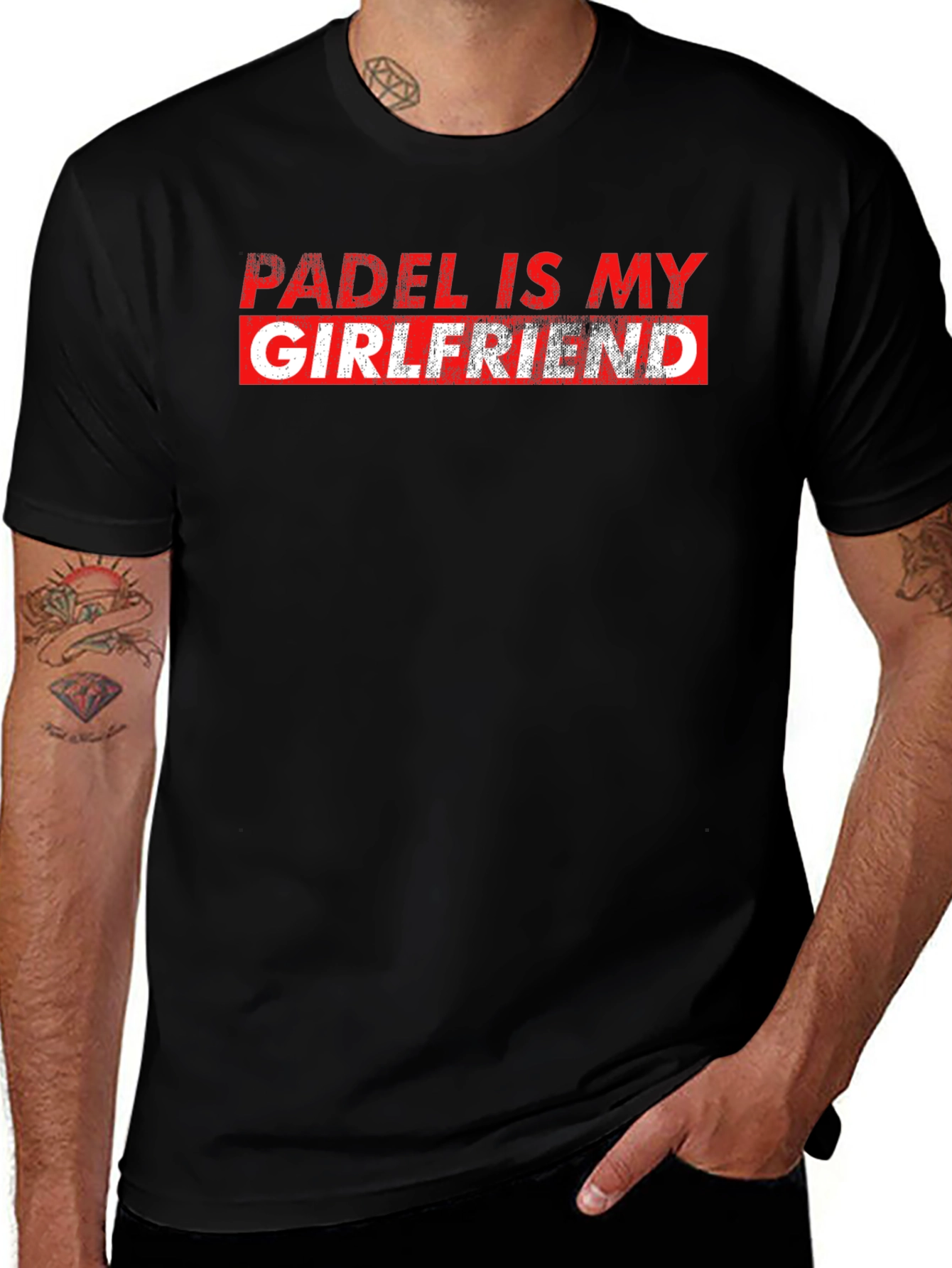 Variant 20 of Padel Is My Girlfriend Graphic Tee