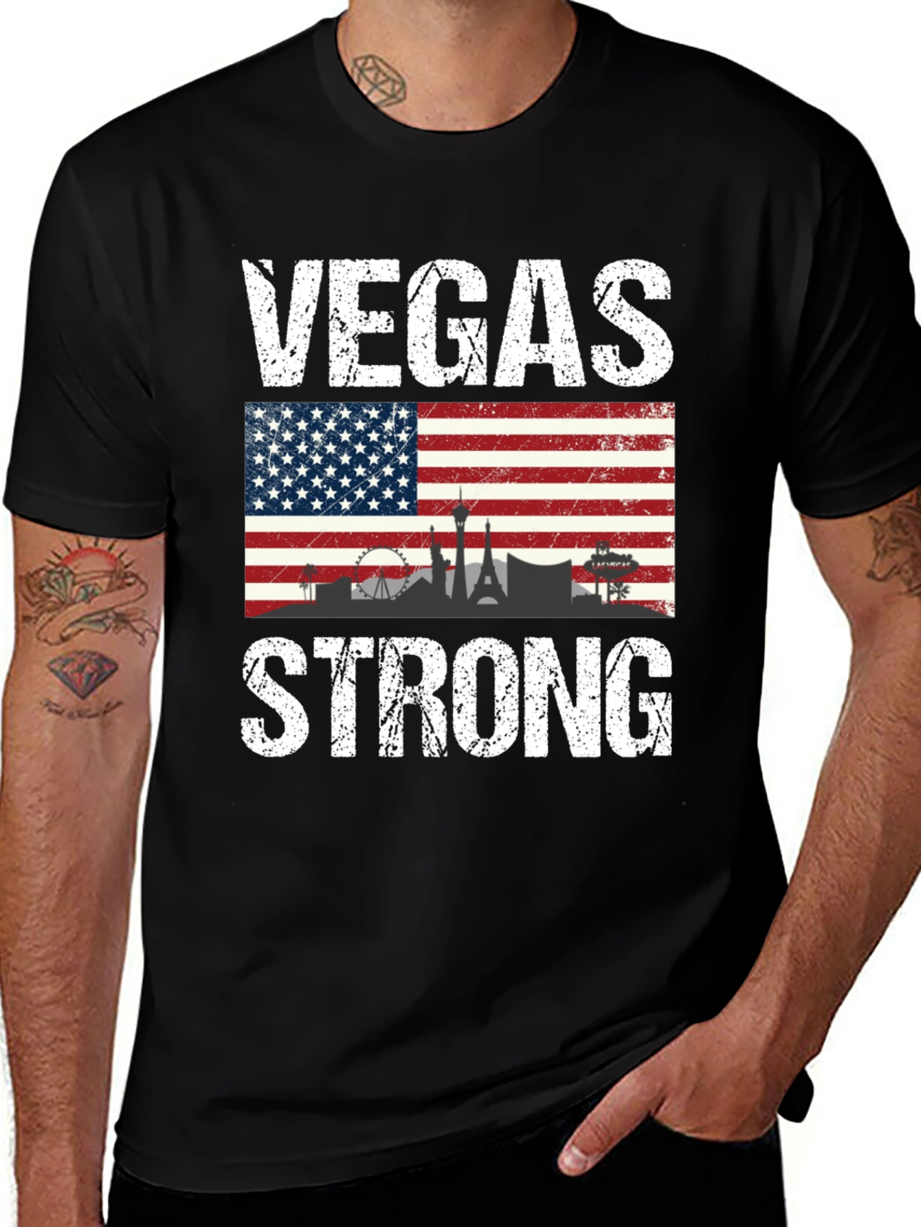 Vegas Strong Graphic T-Shirt