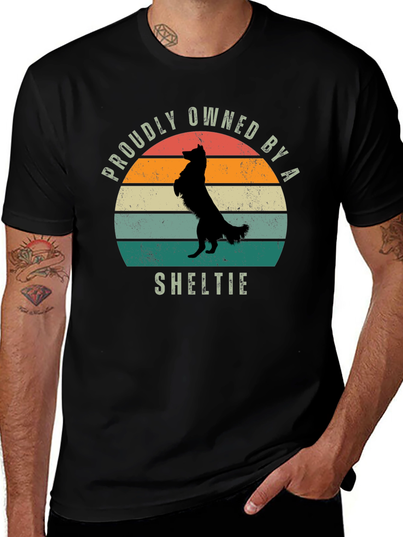 Variant 20 of Proudly Owned by a Sheltie T-Shirt