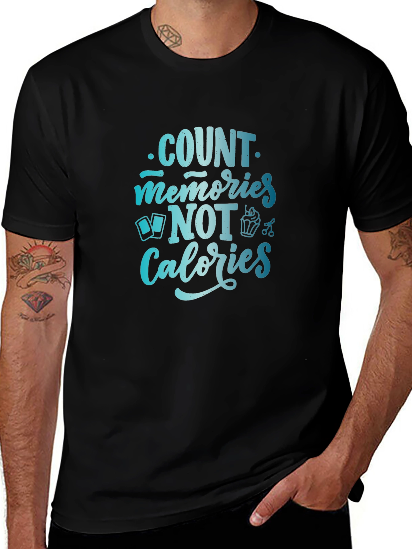 Variant 4 of Count Memories Not Calories Graphic Tee