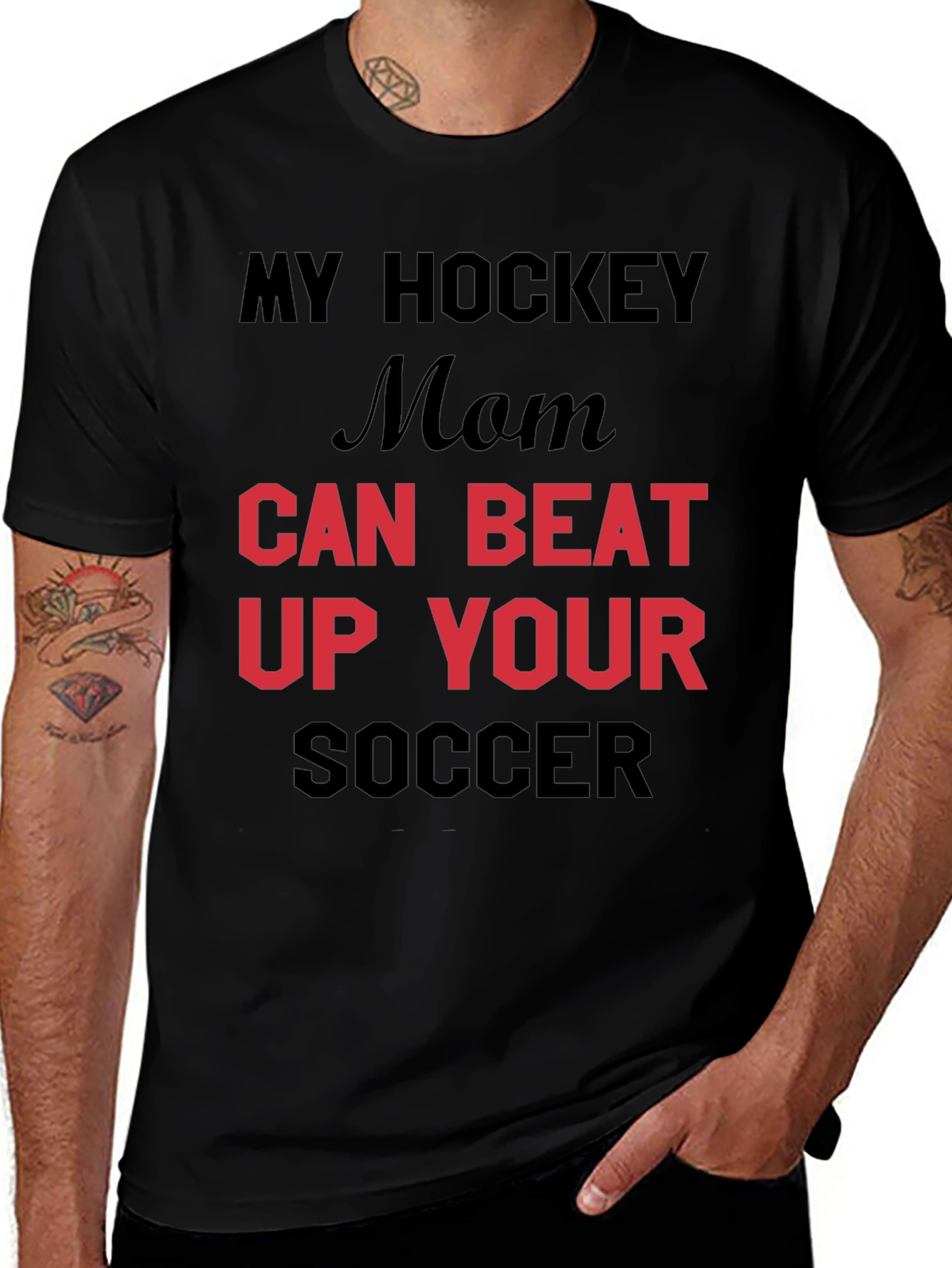 Variant 24 of Hockey Mom Graphic T-Shirt