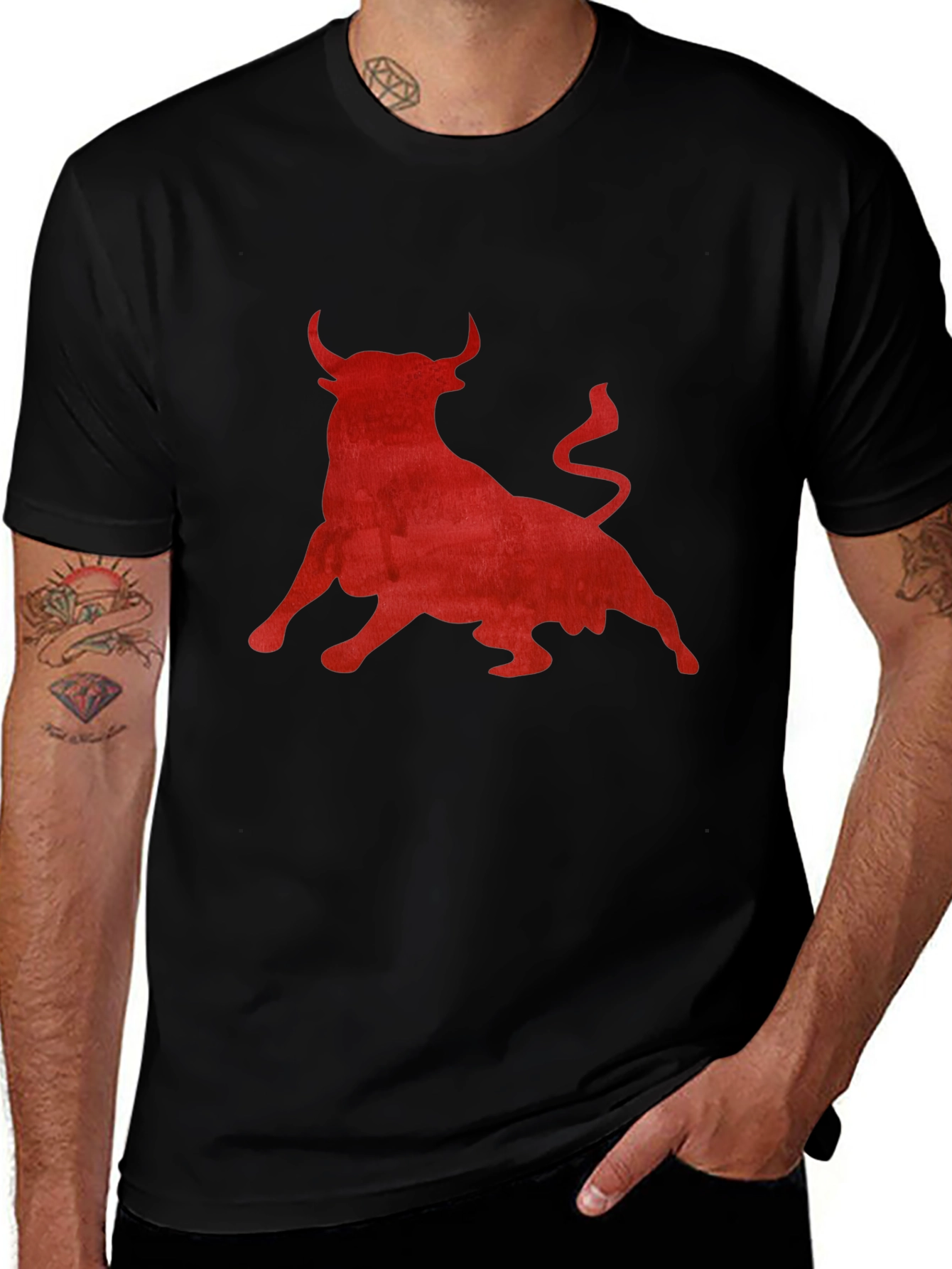 Variant 10 of Red Bull Graphic Black T-Shirt