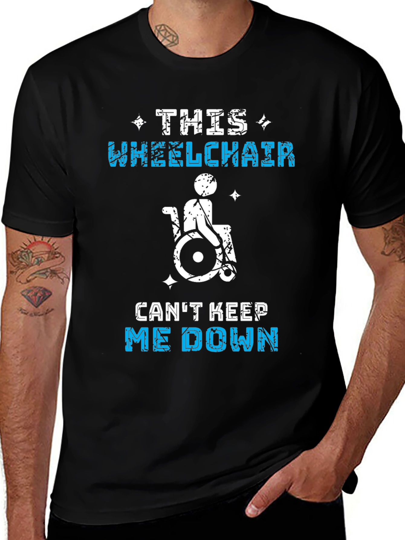 Inspirational Wheelchair T-Shirt - Disability Pride