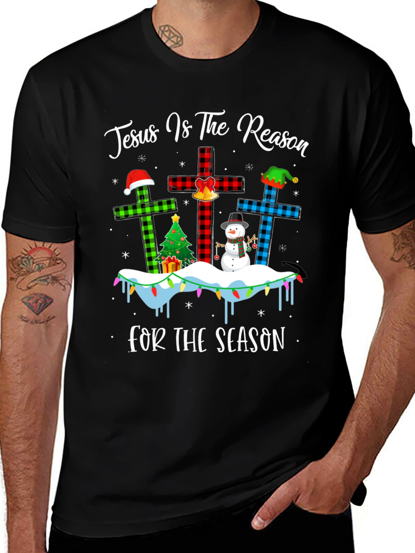 Jesus is the Reason T-Shirt: Christmas Holiday Tee
