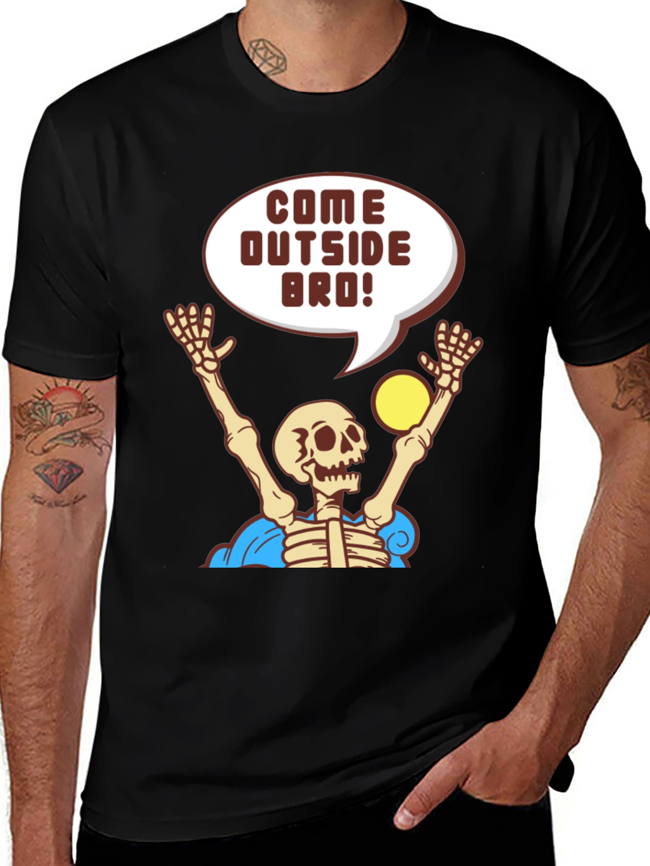 Variant 26 of Come Outside Bro T-Shirt