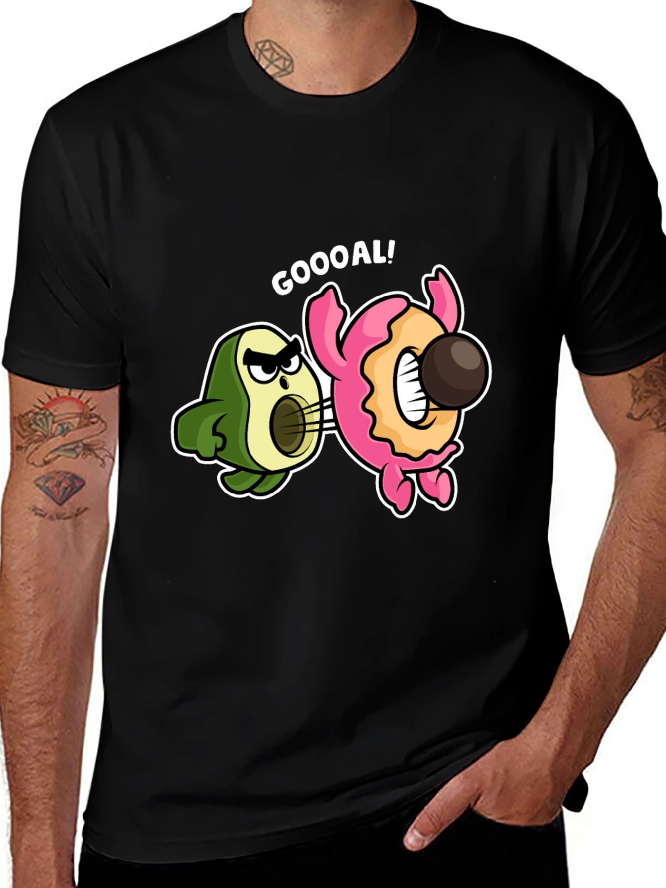 Variant 10 of Avocado Kicks Donut T-Shirt
