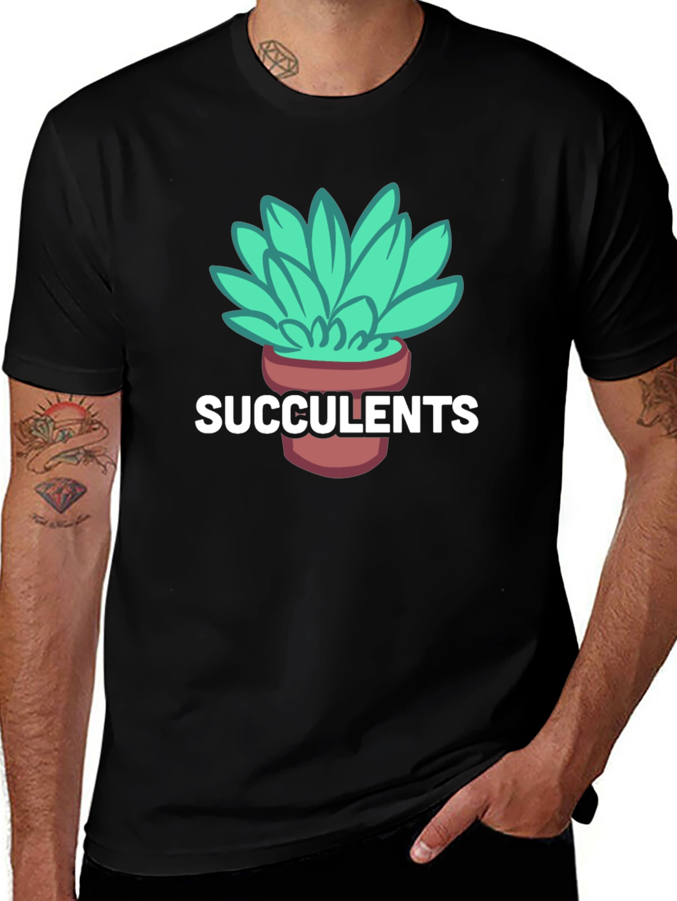 Variant 10 of Succulents Graphic Tee - Stylish Plant Lover Shirt