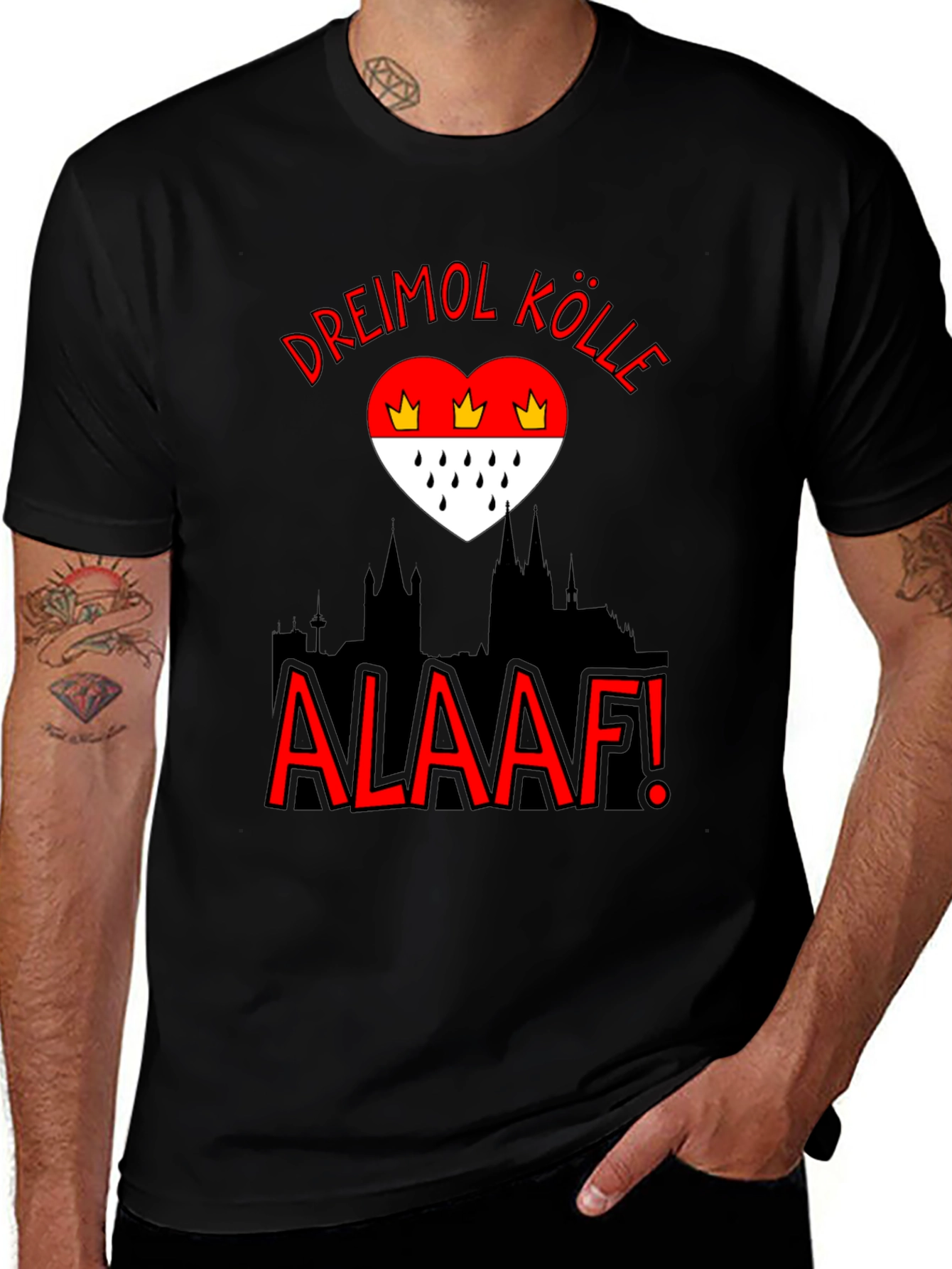 Dreimol Kölle Alaaf T-Shirt