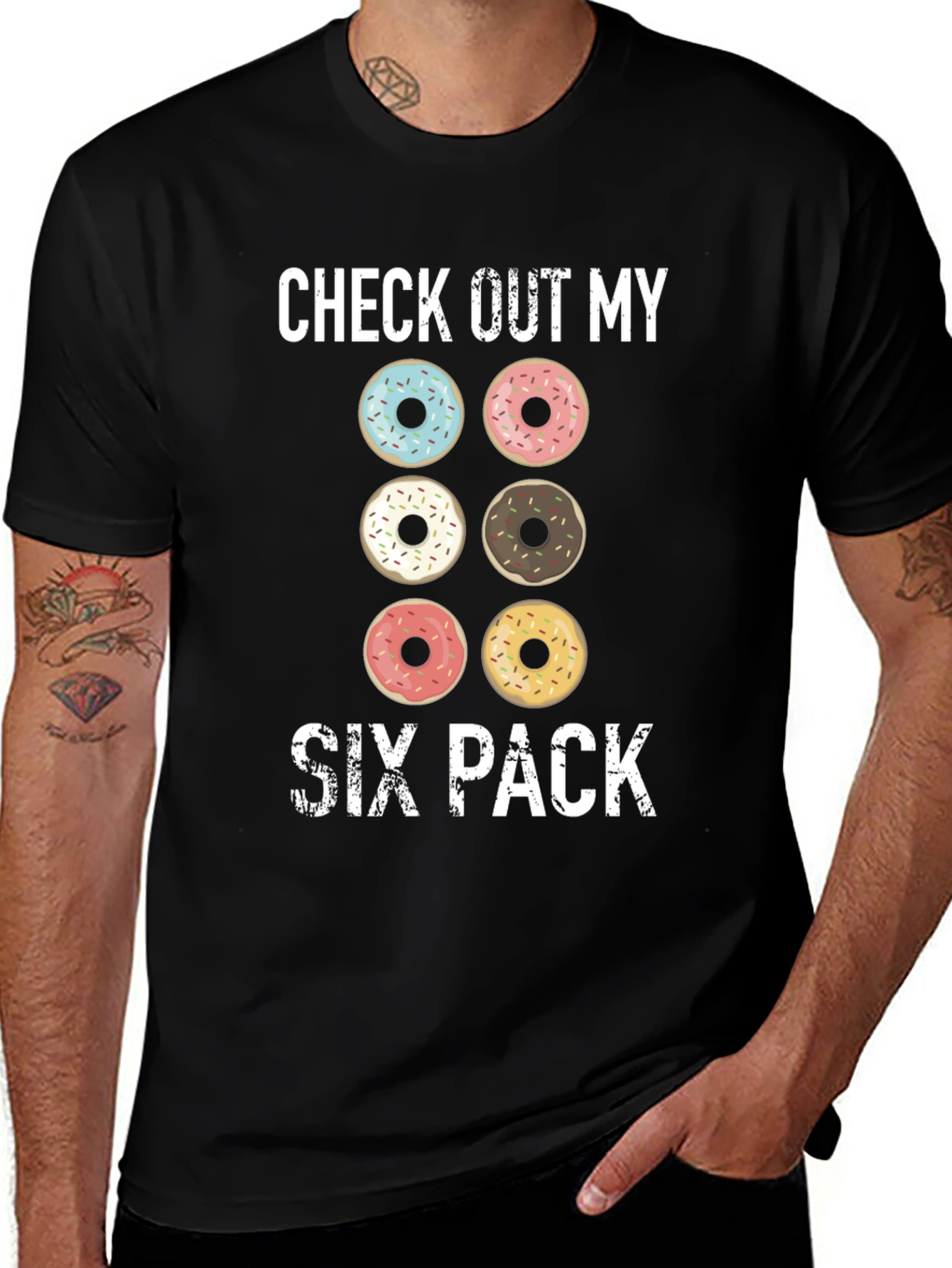 Variant 2 of Donut Six Pack Graphic Tee