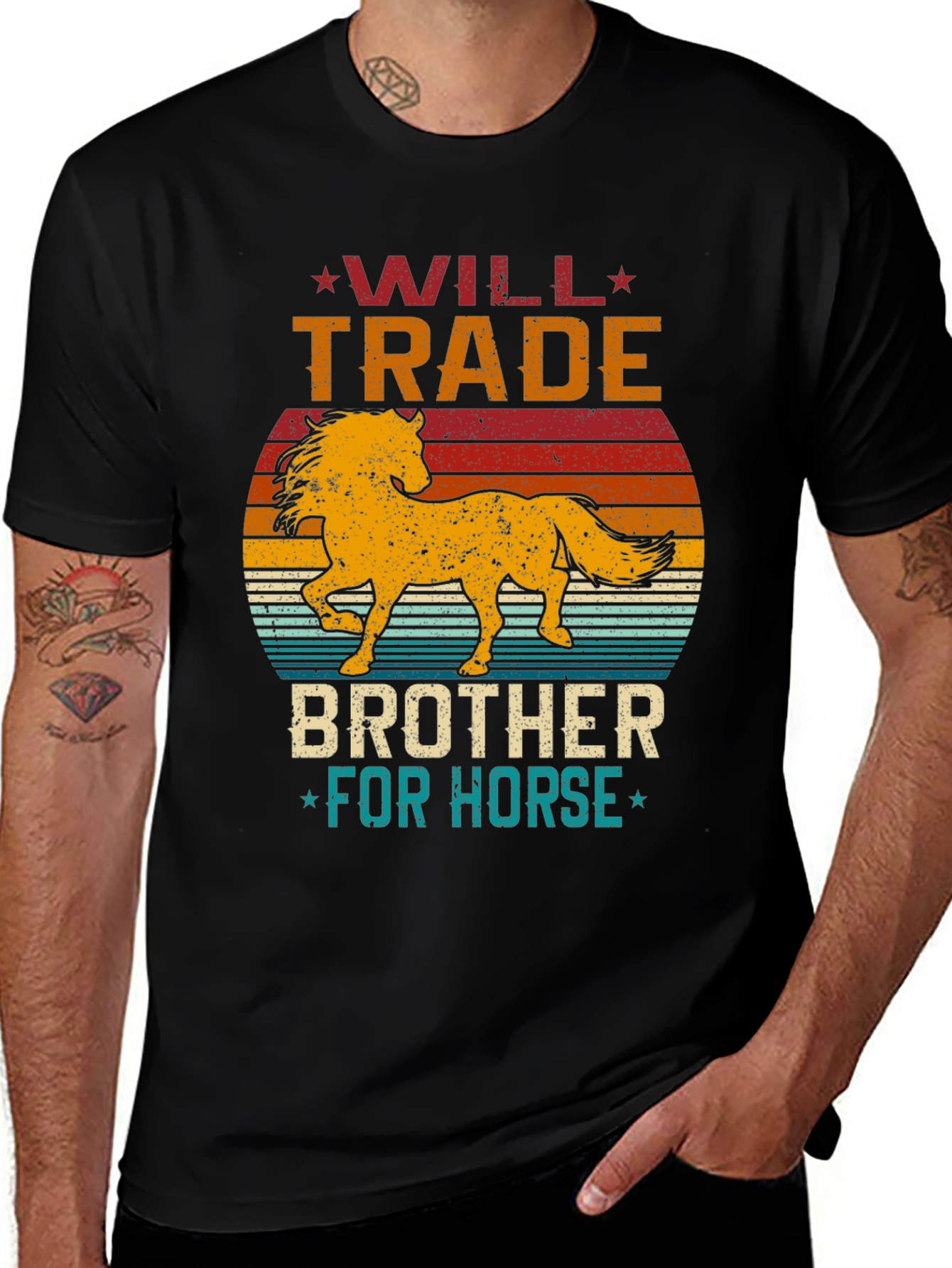 Variant 13 of Will Trade Brother for Horse T-Shirt