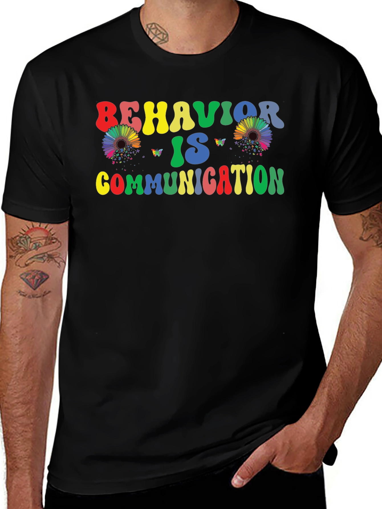 Variant 4 of Behavior is Communication Graphic Tee