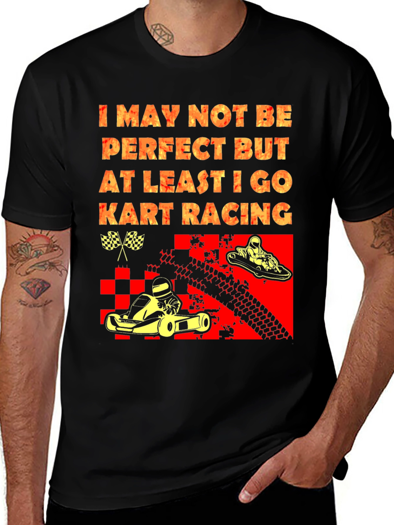 Variant 3 of Kart Racing T-Shirt - Funny Novelty Tee for Go-Kart Fans