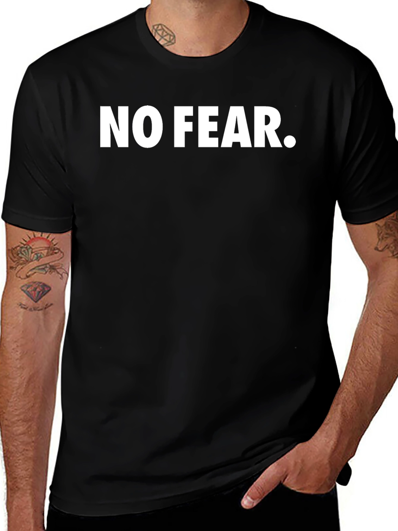 Variant 4 of No Fear Black T-Shirt