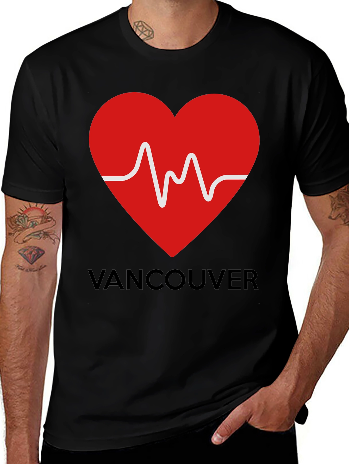 Vancouver Heartbeat T-Shirt | City Pride Tee