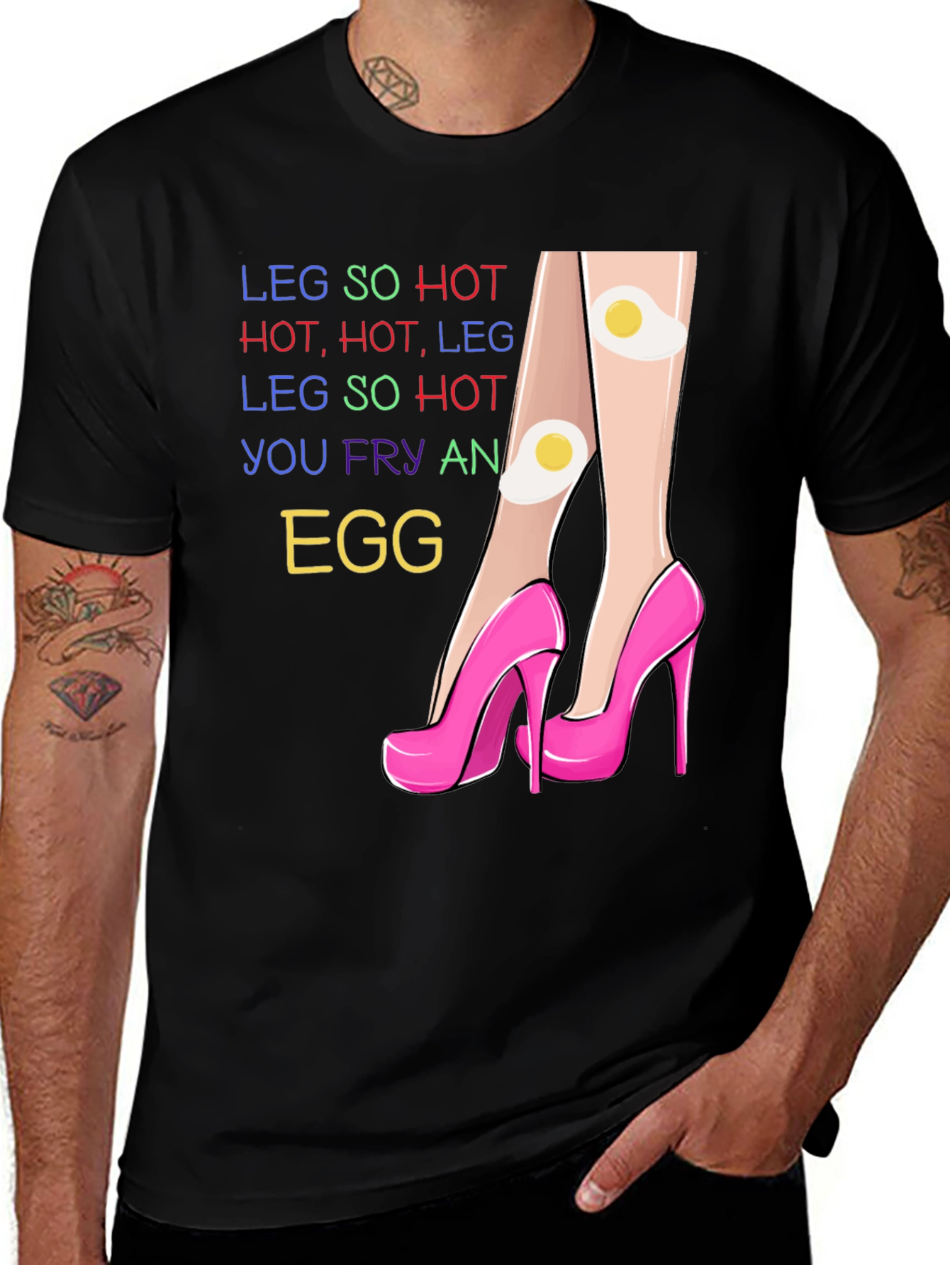Variant 21 of Leg So Hot You Can Fry An Egg T-Shirt