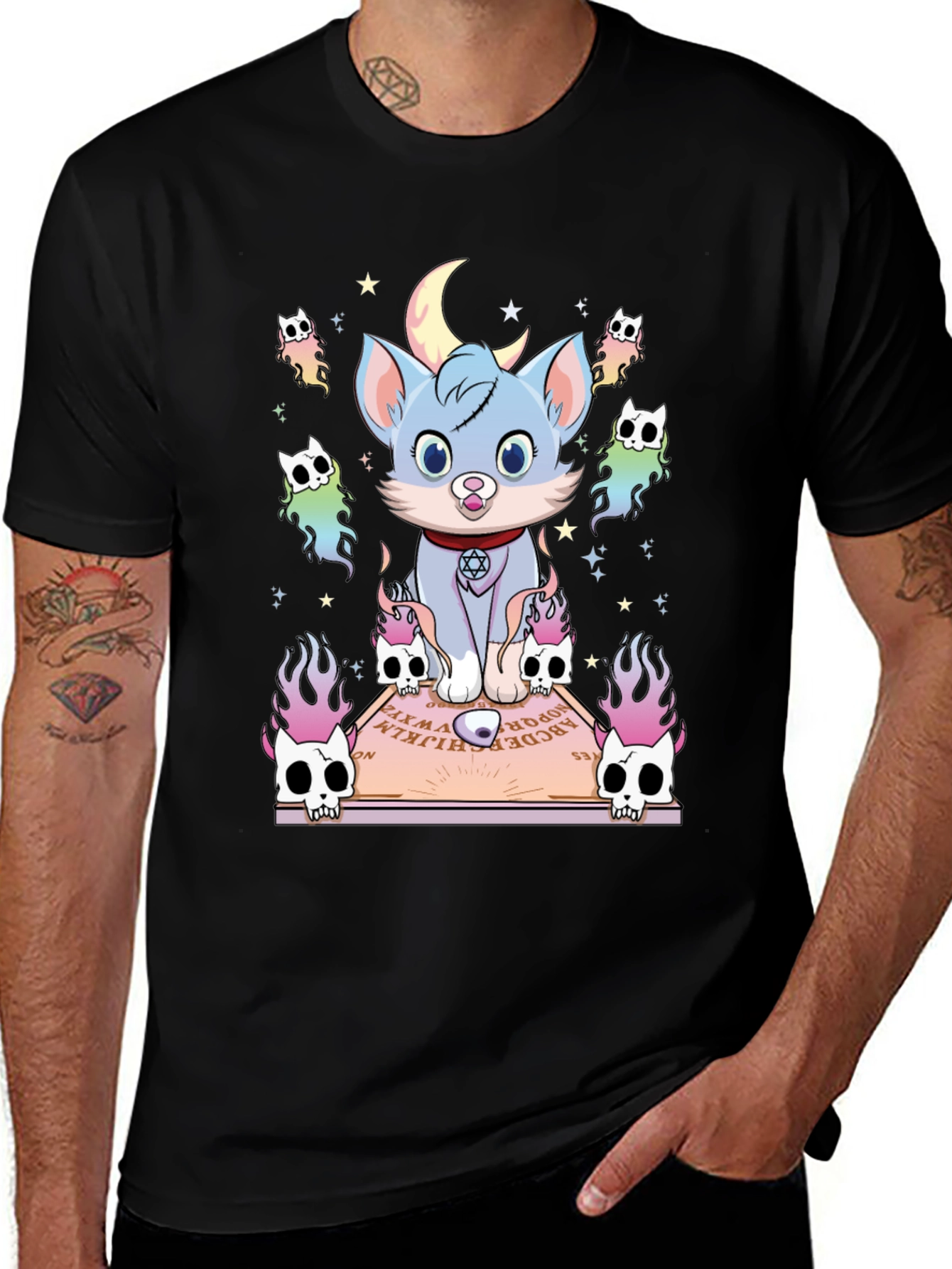 Variant 4 of Mystic Cat Graphic Tee