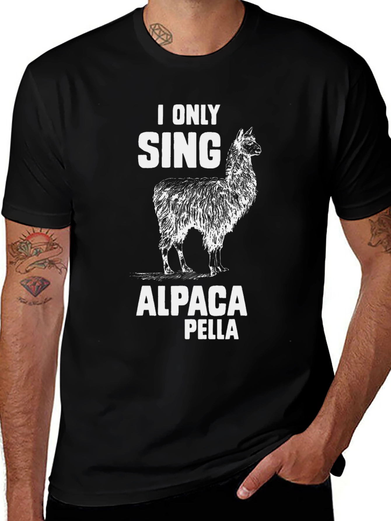 Variant 16 of Alpaca Pella T-Shirt - Funny A Cappella Tee