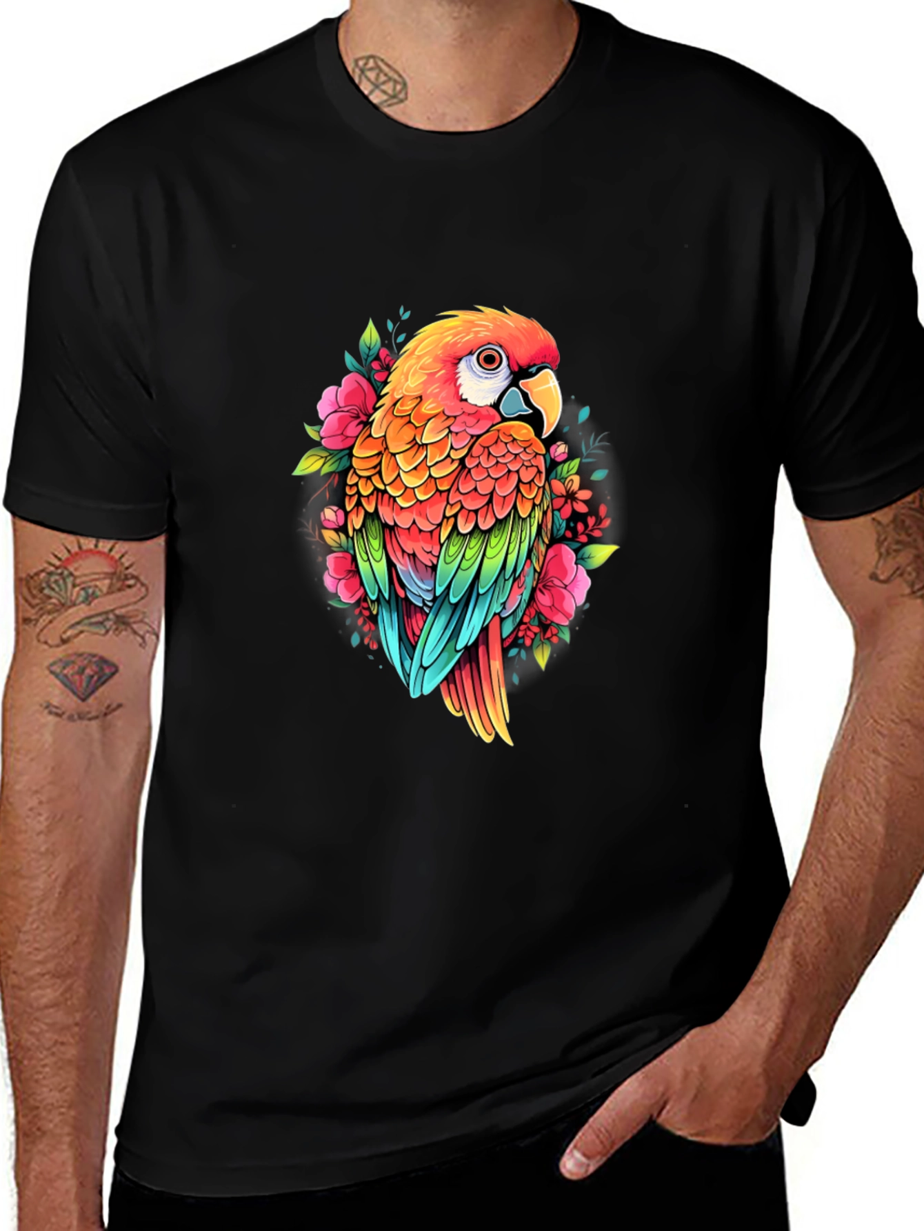 Variant 16 of Parrot Graphic T-Shirt