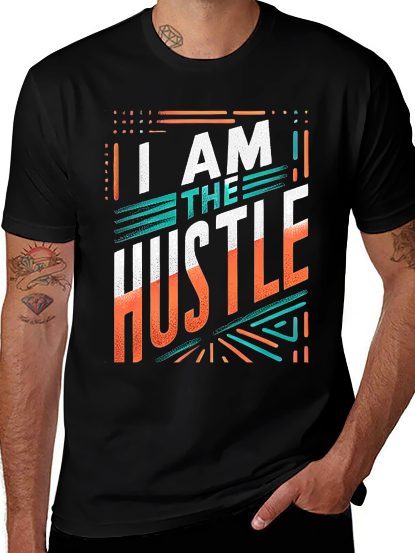 Variant 4 of I Am The Hustle Graphic T-Shirt
