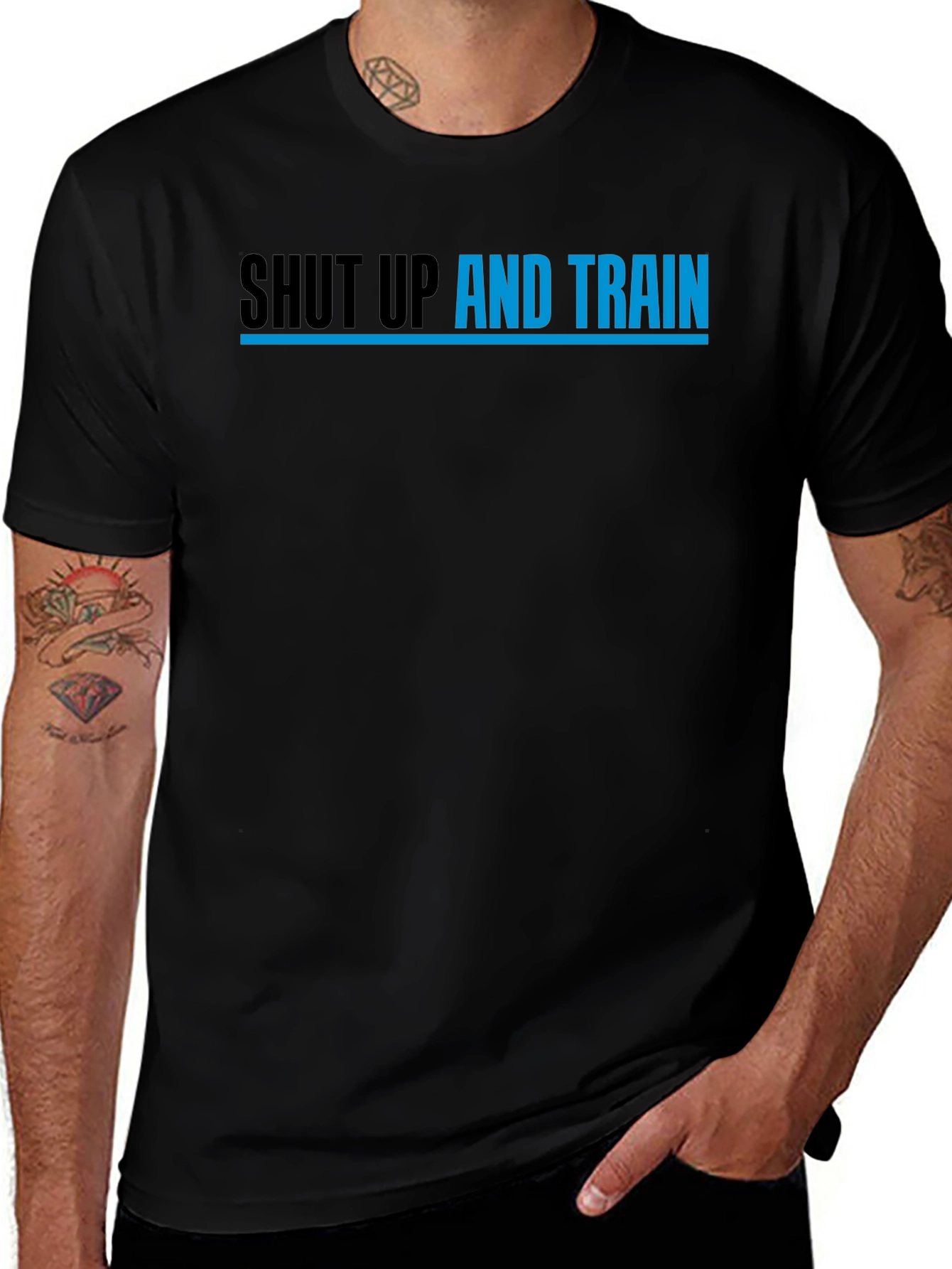 Variant 10 of Shut Up and Train Graphic Tee