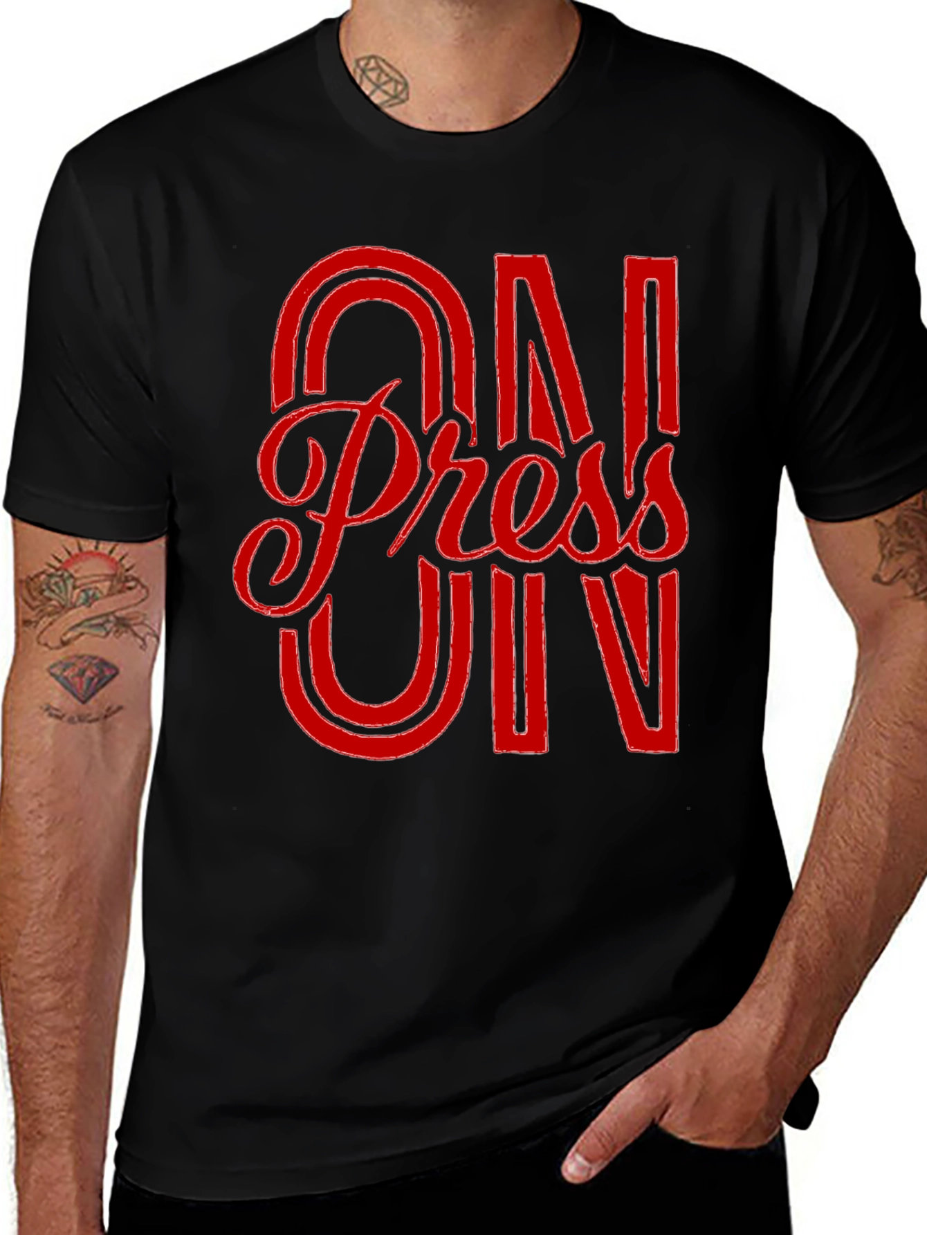 Variant 7 of On Press Graphic T-Shirt - Bold Statement Tee