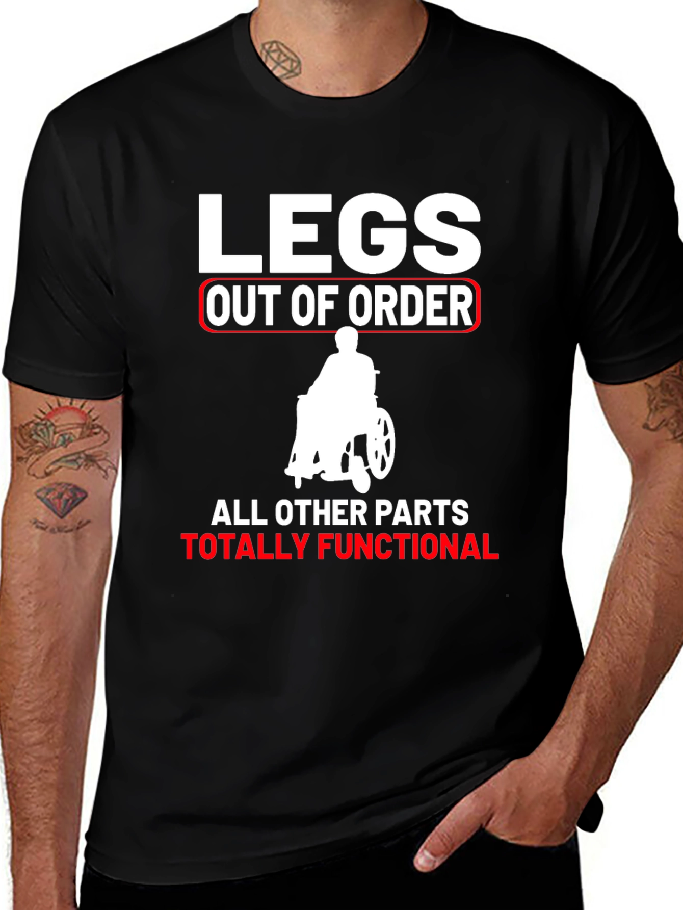 Variant 23 of Legs Out of Order Funny T-Shirt