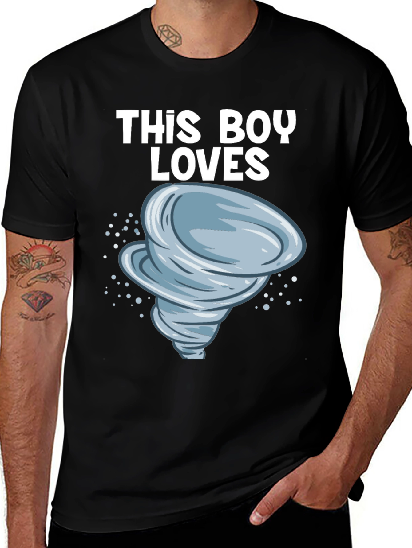 Variant 13 of This Boy Loves Tornadoes T-Shirt