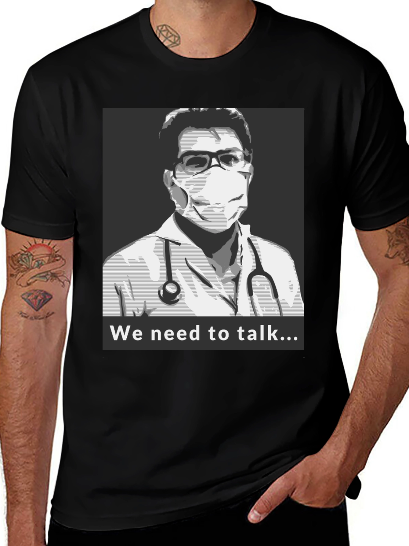 Variant 14 of We Need to Talk Doctor Tee