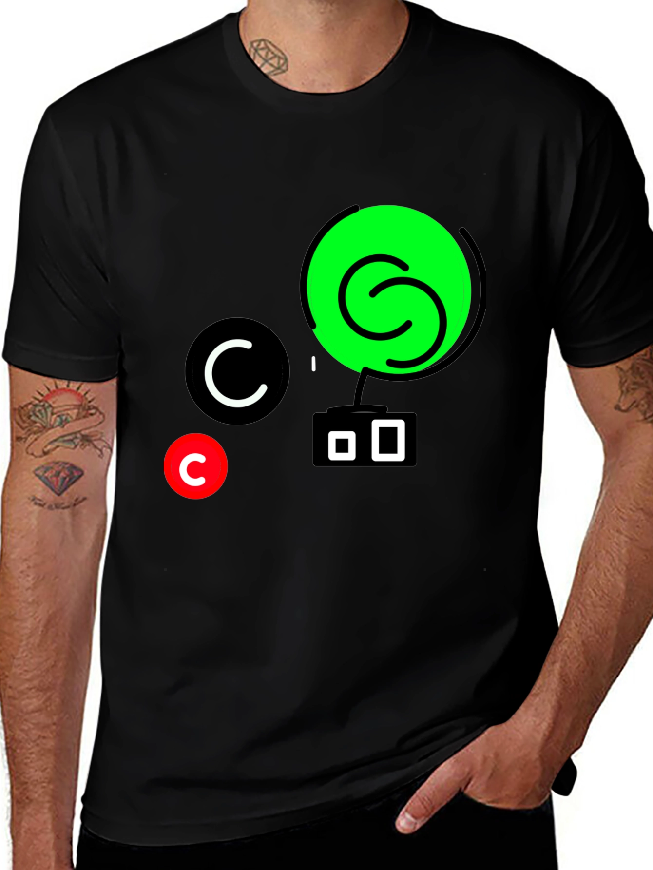 Variant 18 of Cool Graphic Tee - Retro Gaming Style