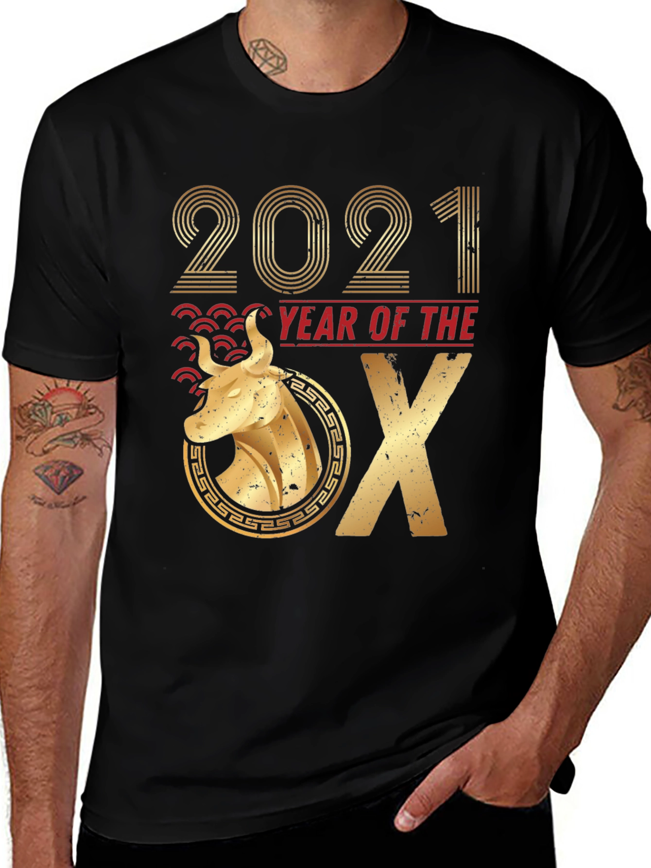 2021 Year of the Ox Graphic T-Shirt
